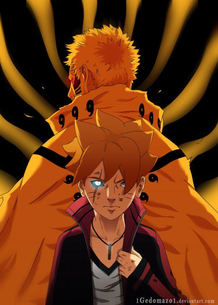 756x1056 Boruto : Father And Son - [Timelapse] by 1GedoMazo1. Uzumaki boruto, Anime naruto, Naruto minato