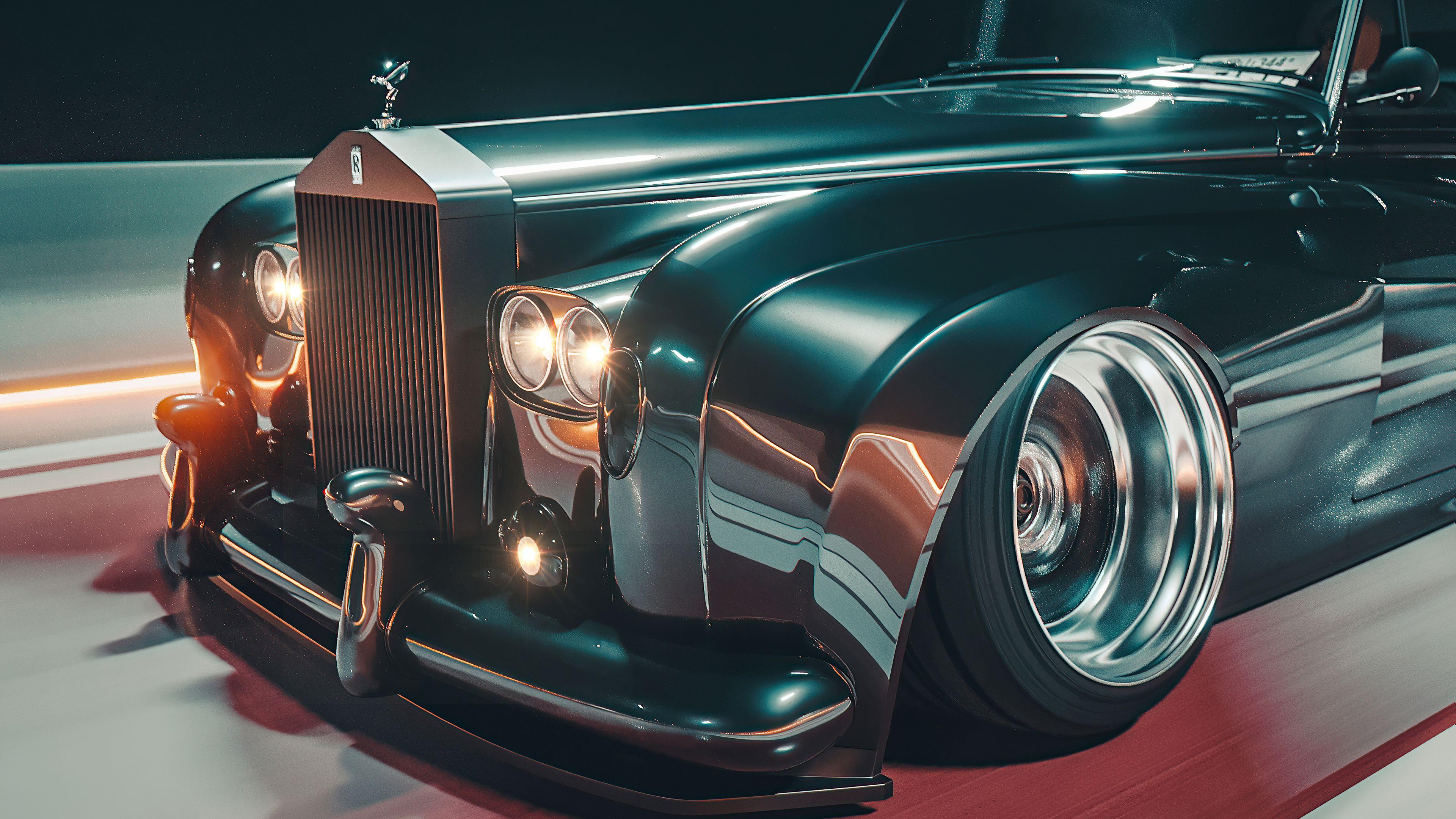 3840x2160 Rolls Royce Vintage M25 4k Rolls Royce Vintage M25 4k wallpaper. Rolls royce, Royce, Custom cars
