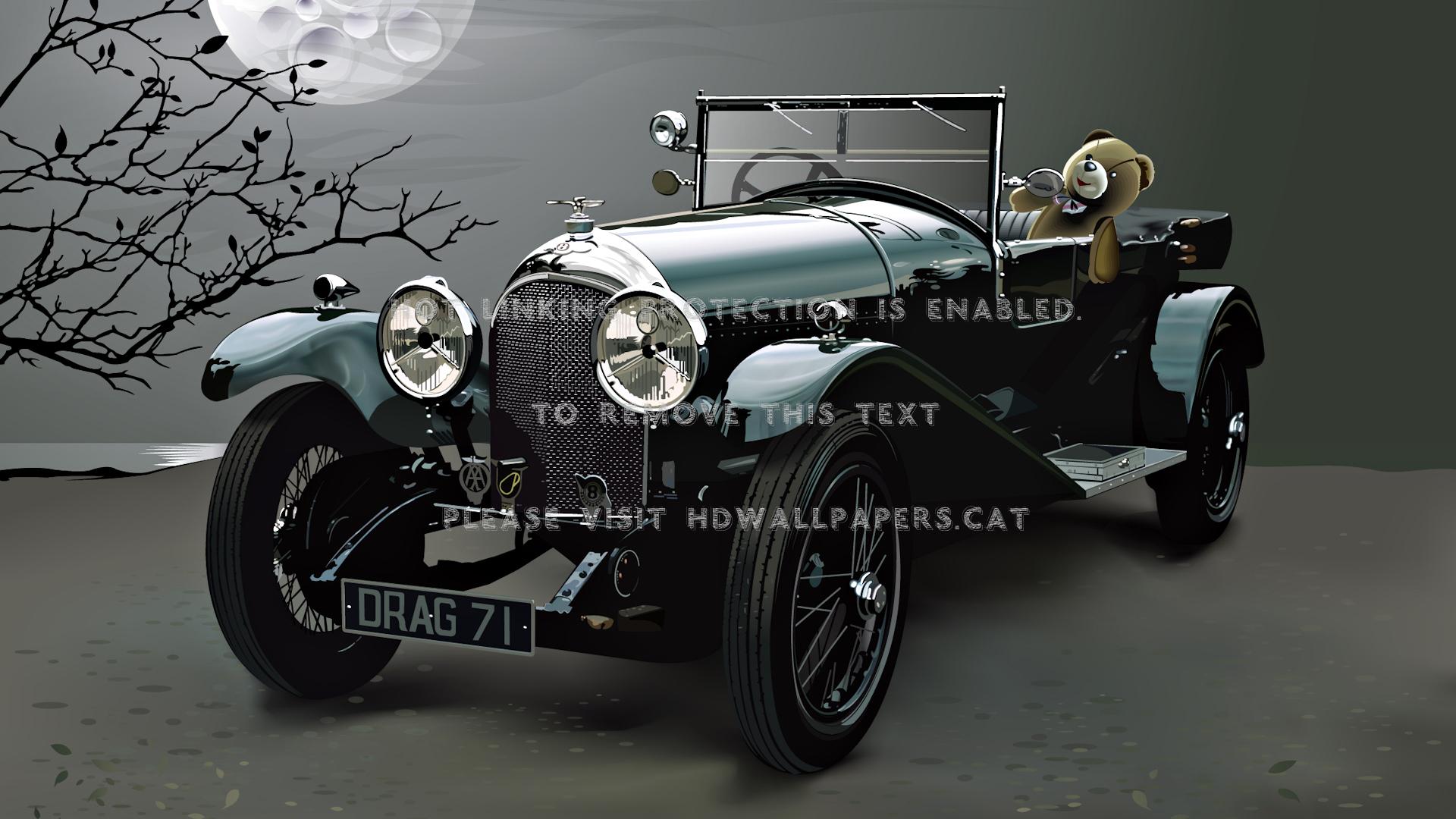 1920x1080 free downloads apk android: bentley old car classic HD Wallpaper