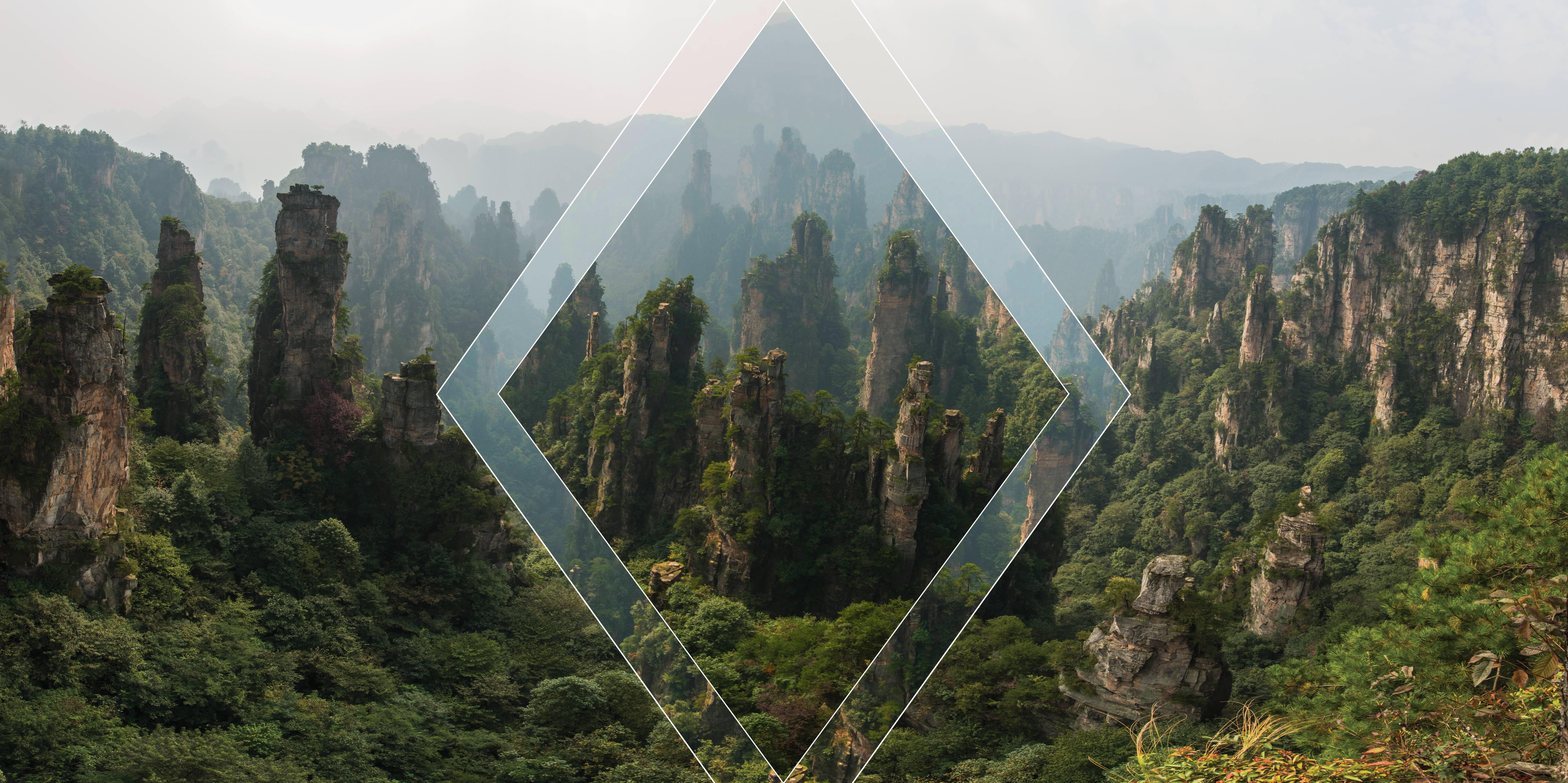 8841x4415 Polyscape wallpaper