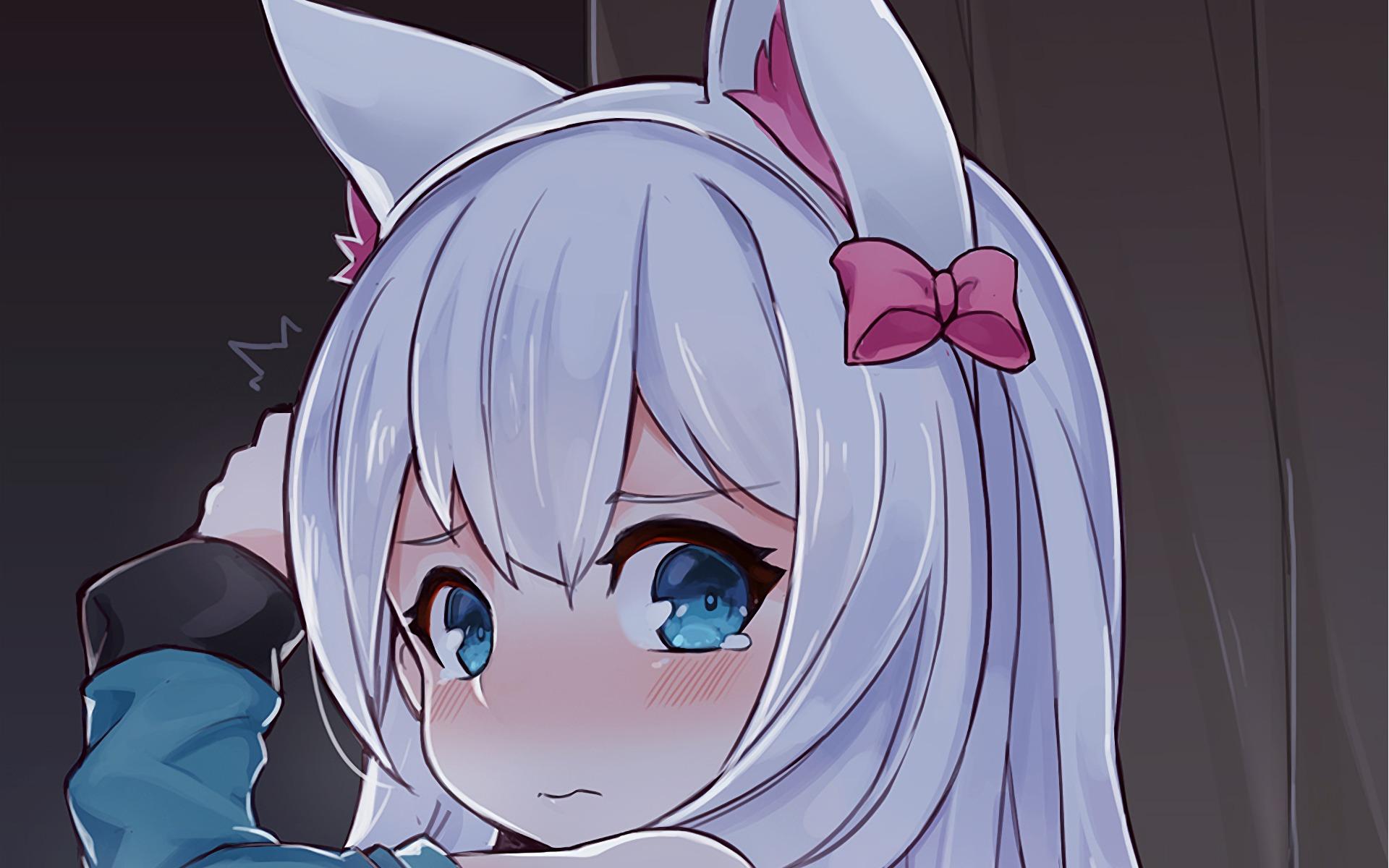 1920x1200 Download Wallpaper From Anime EroManga Sensei With Tags: Background, Cute, Little Girl, Sagiri Izumi, Ears