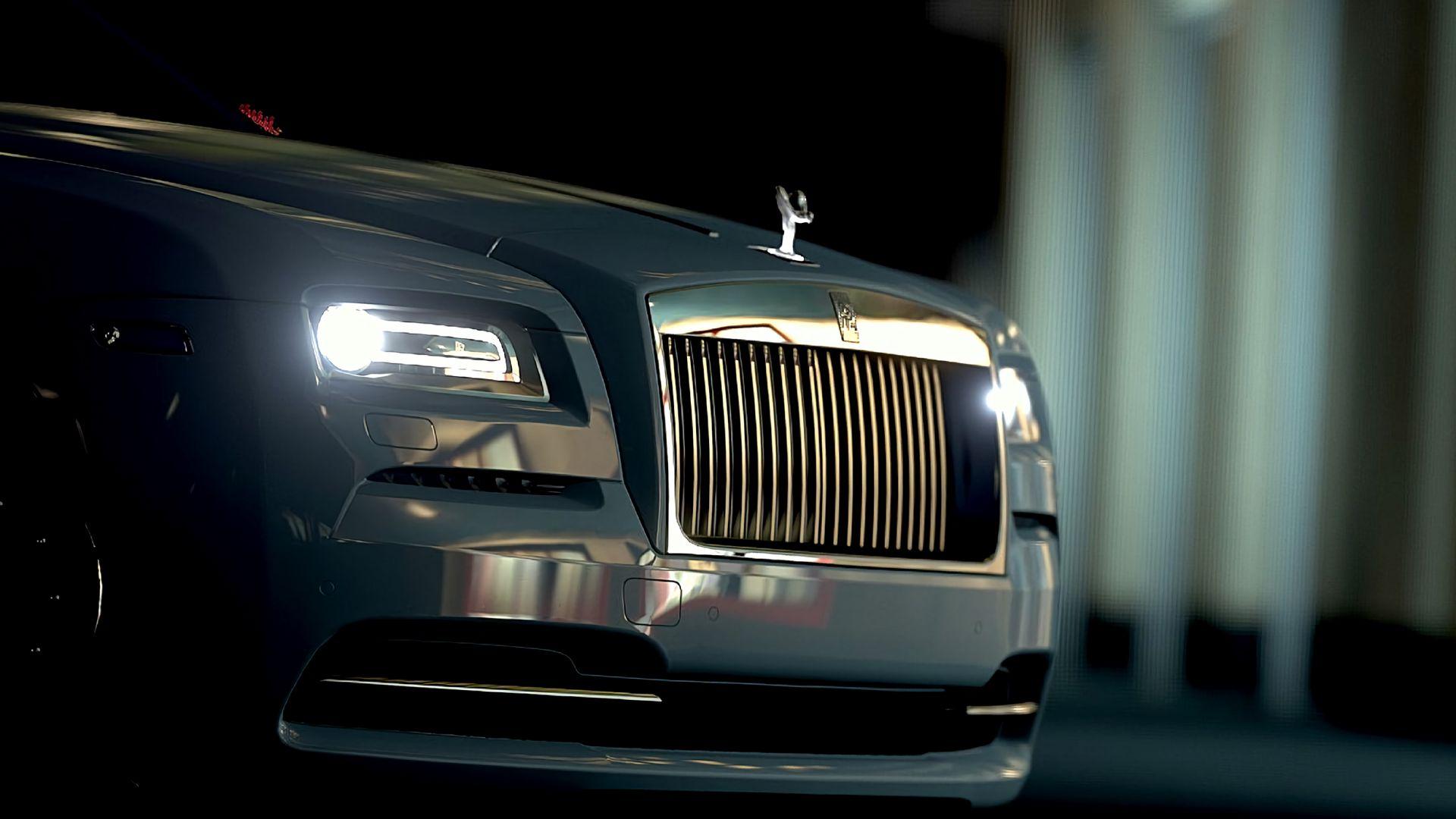 1920x1080 Download Wallpaper 1920x1080 Rolls Royce, Front View, Headlights, Bumper Full Hd, Hdtv, Fhd, 1080p HD Background