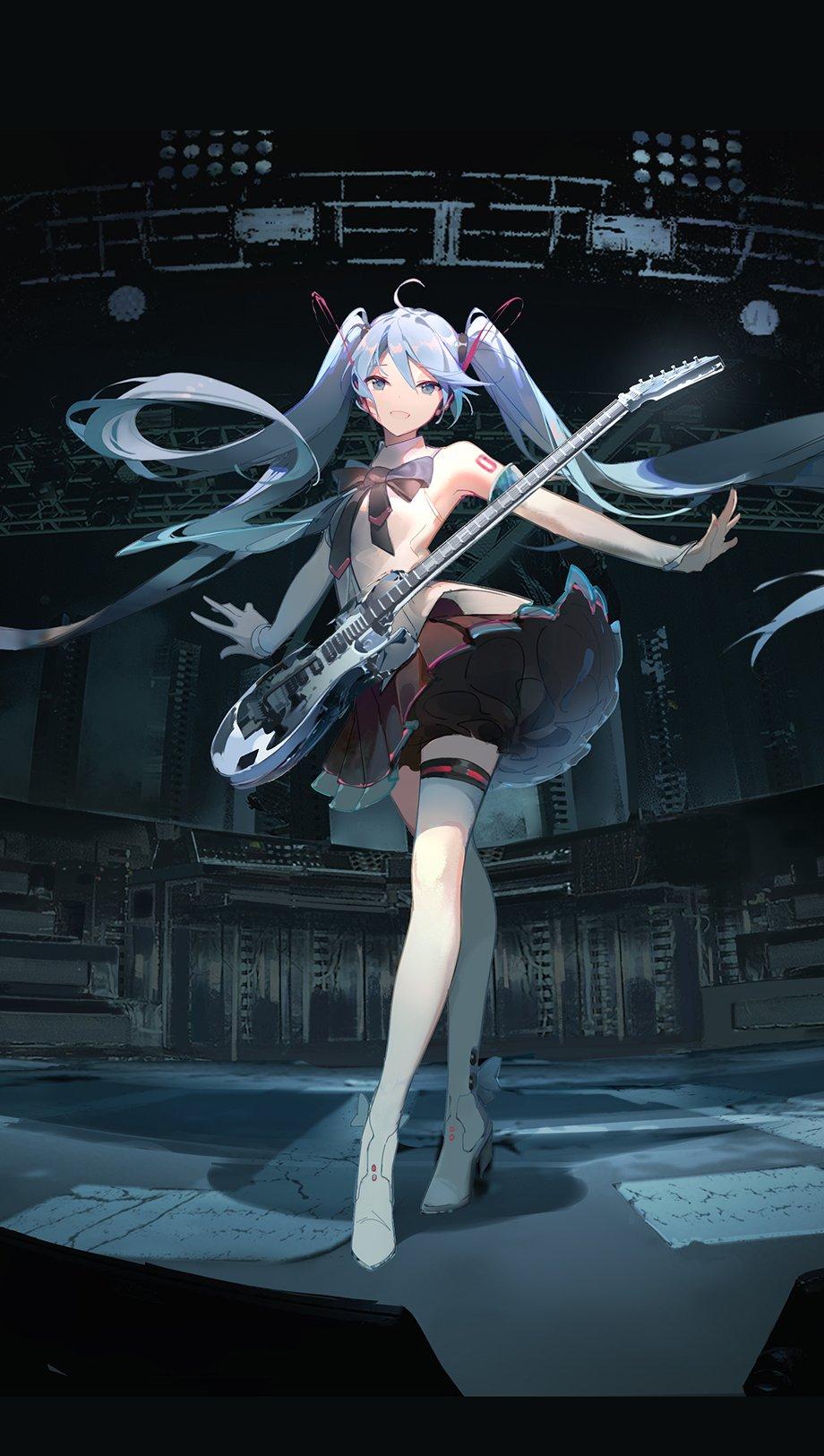 920x1625 Hatsune Miku Vocaloid Anime Girl Wallpaper