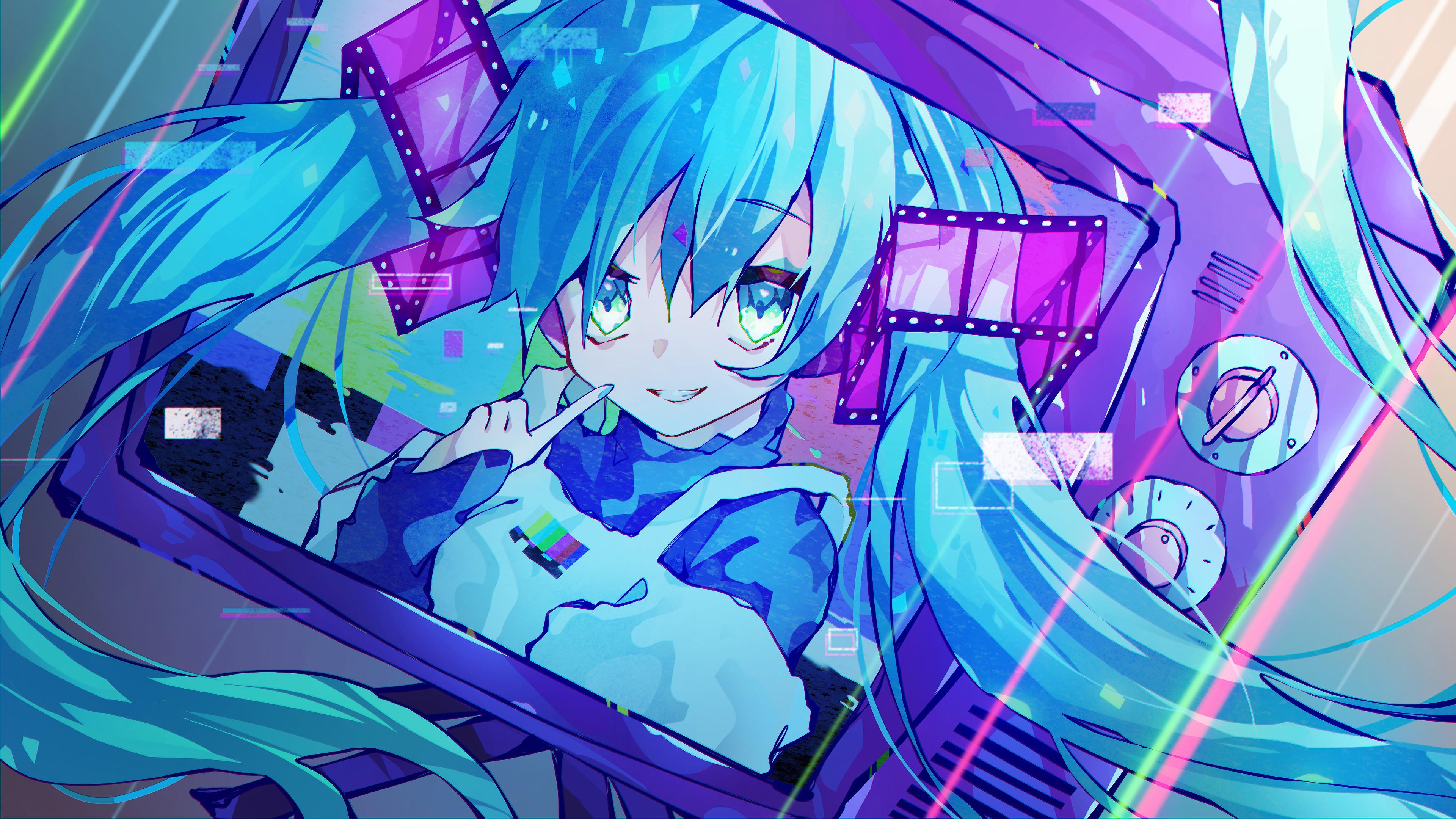 3840x2160 Hatsune Miku Anime Girl 4K Wallpaper