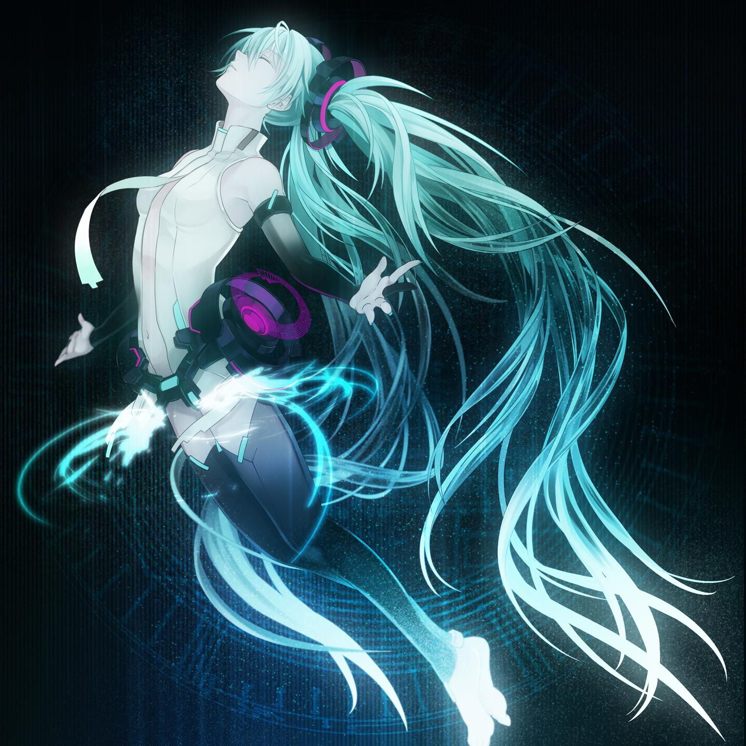 1500x1500 hatsune miku anime girls vocaloid twintails wallpaper