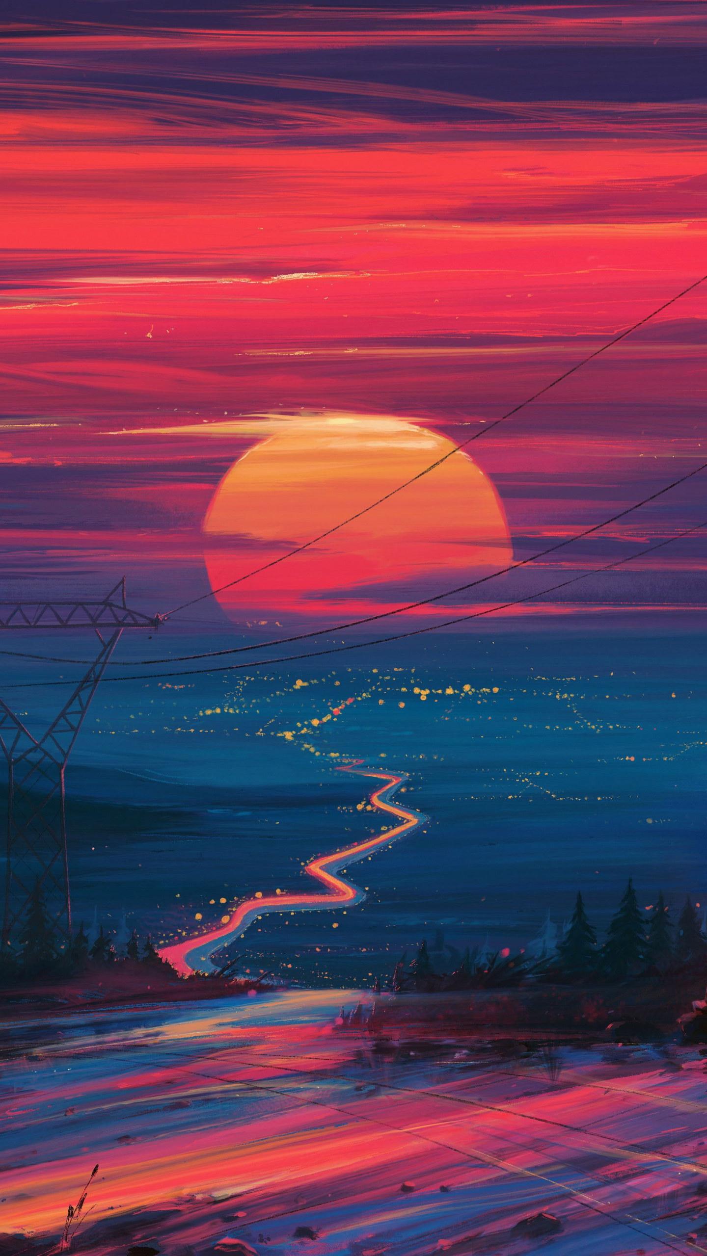 Anime Aesthetic Sunset Wallpapers - Top Free Anime Aesthetic Sunset ...