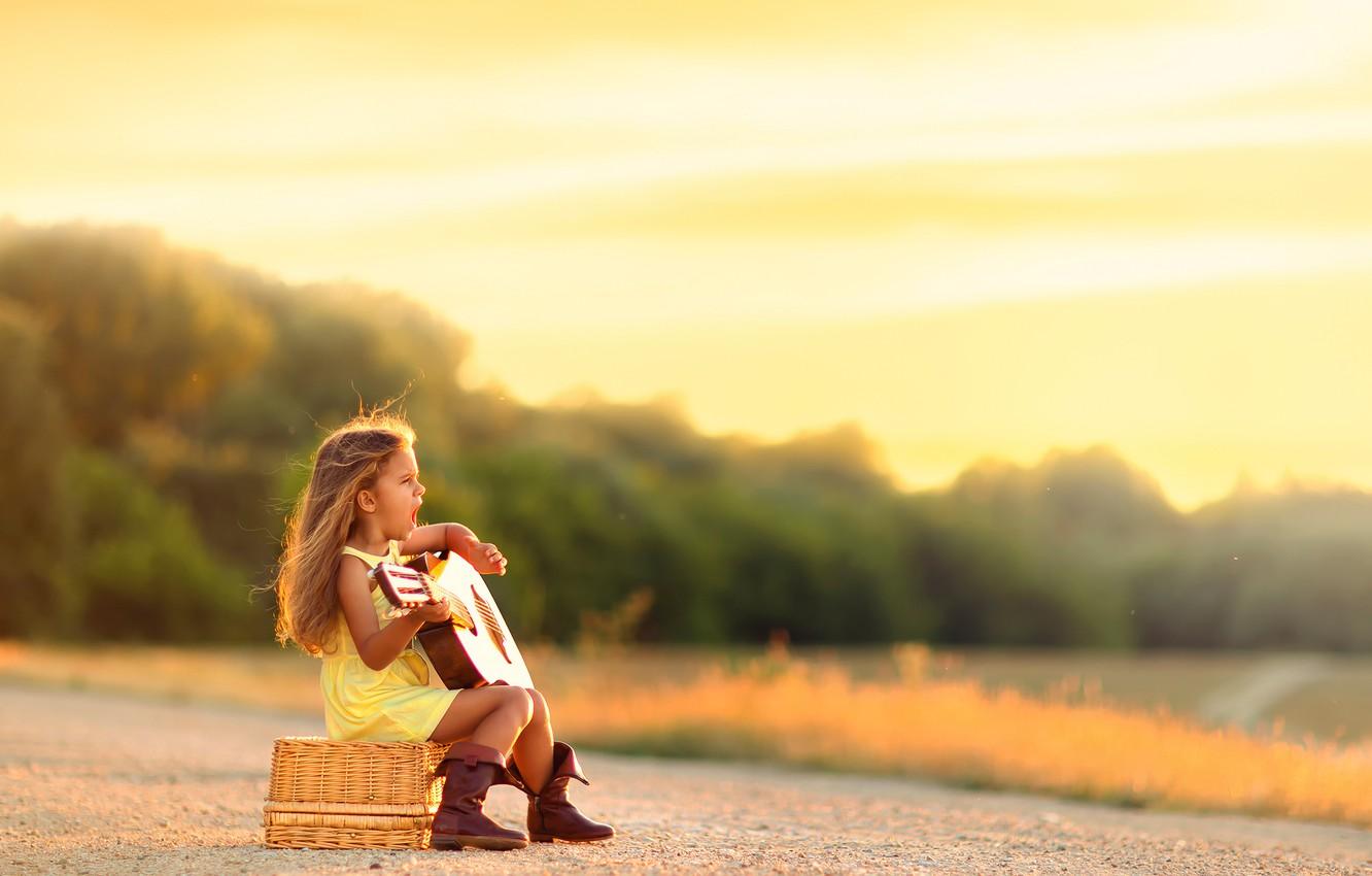 1332x850 Wallpaper guitar, girl, song, Country Blues image for desktop, section музыка