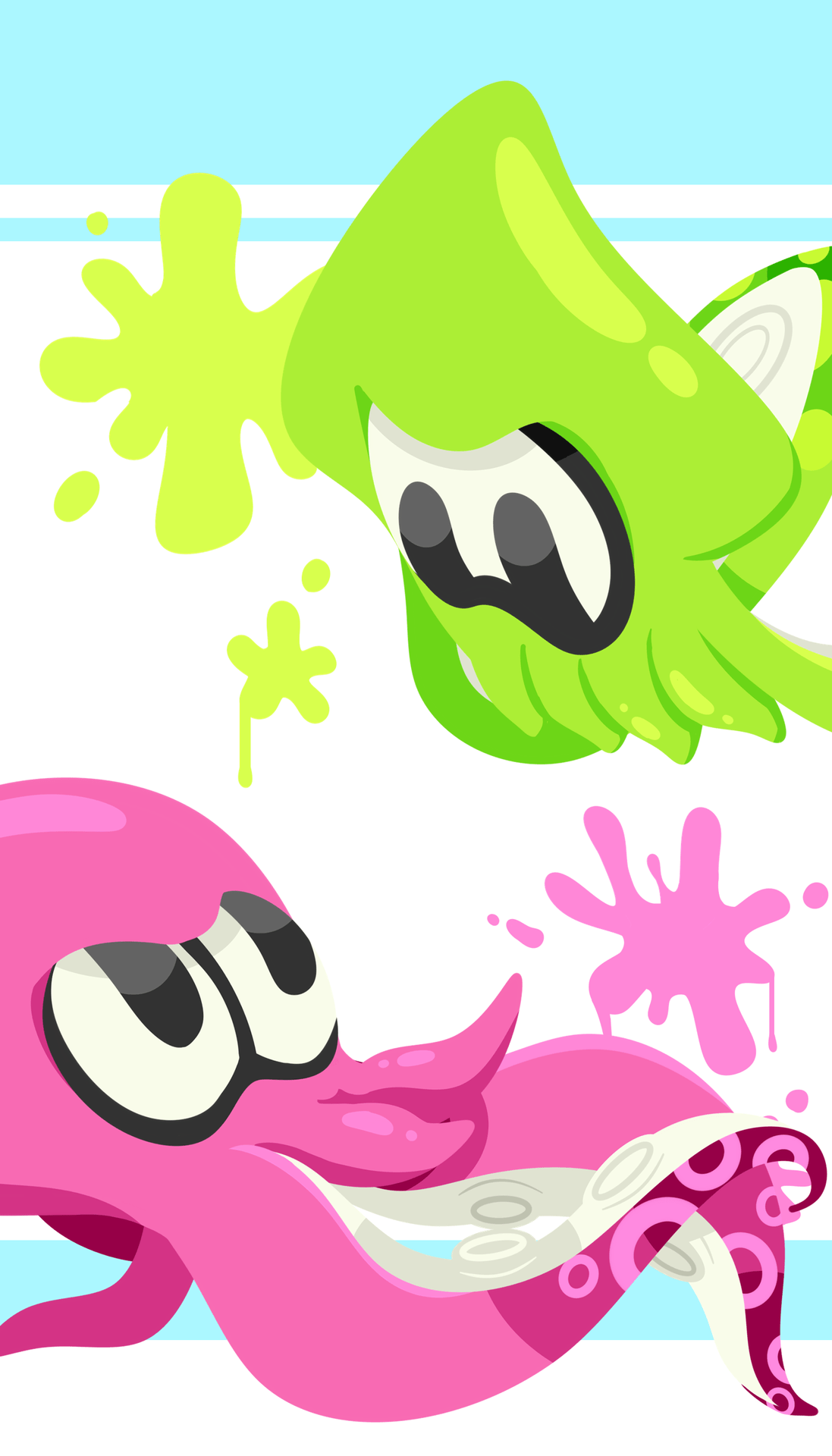 1097x1920 Splatoon Squid Wallpaper