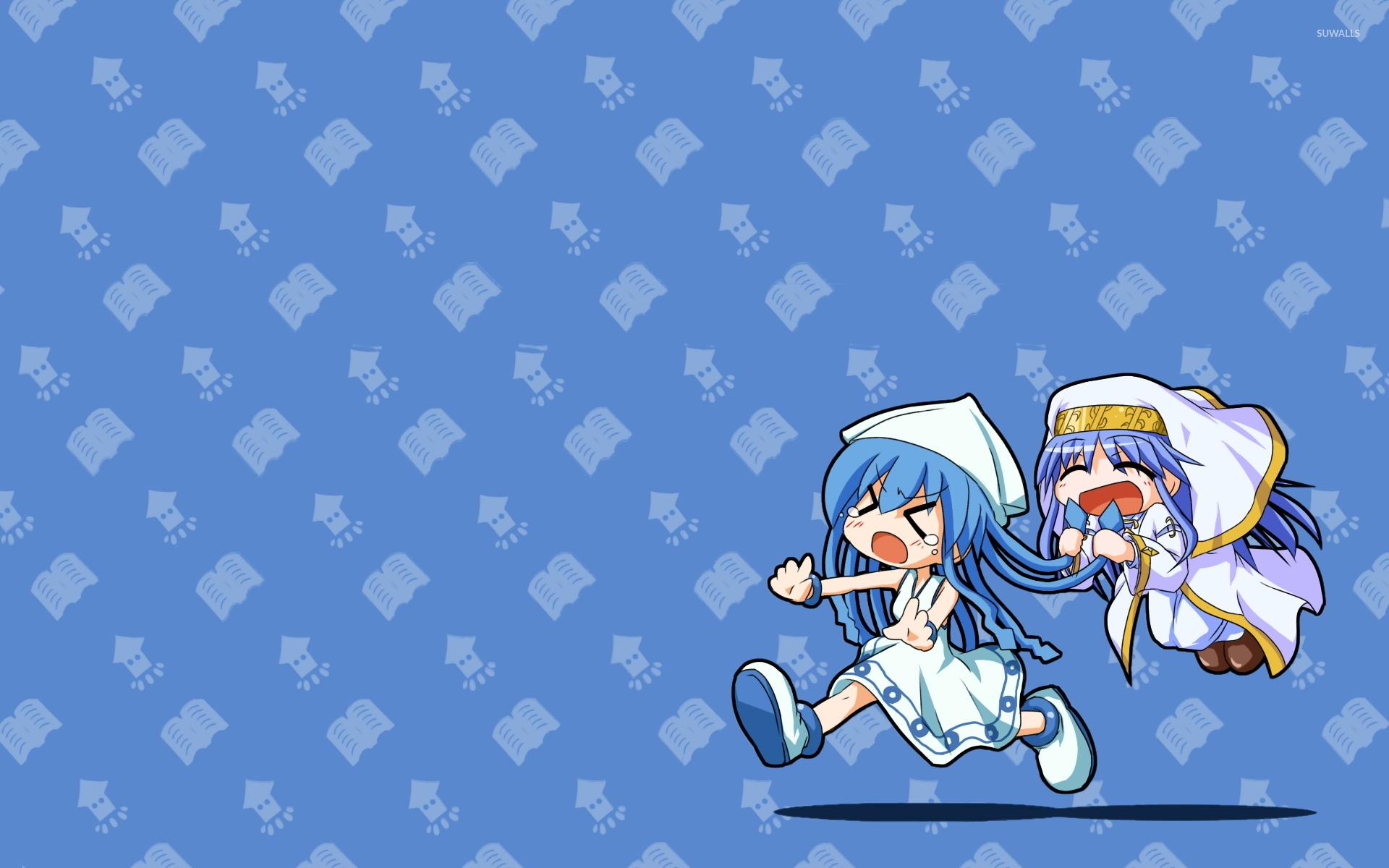 1920x1200 Squid Girl and Index wallpaper wallpaper