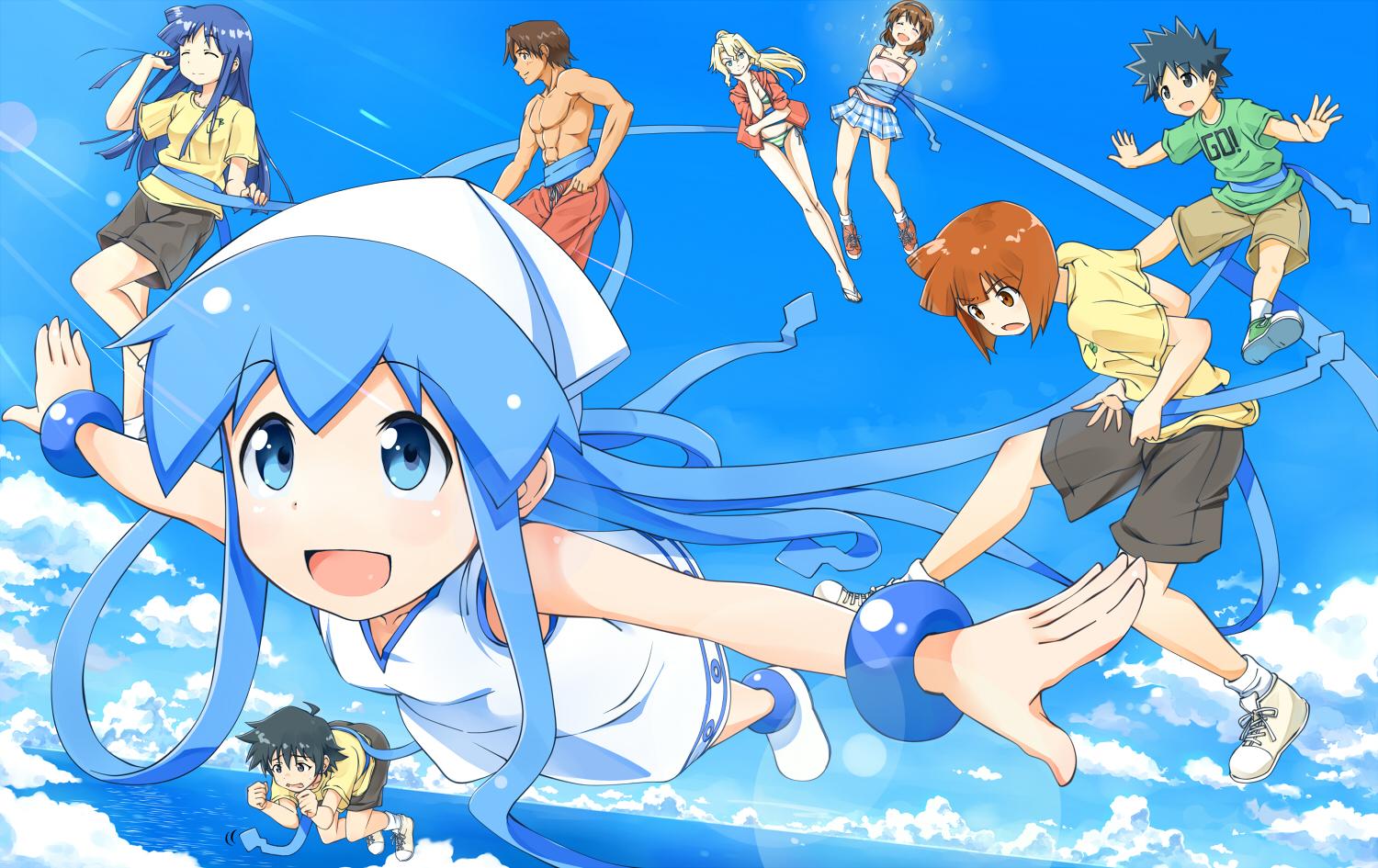 1500x945 Most viewed Shinryaku! Ika Musume wallpaperK Wallpaper