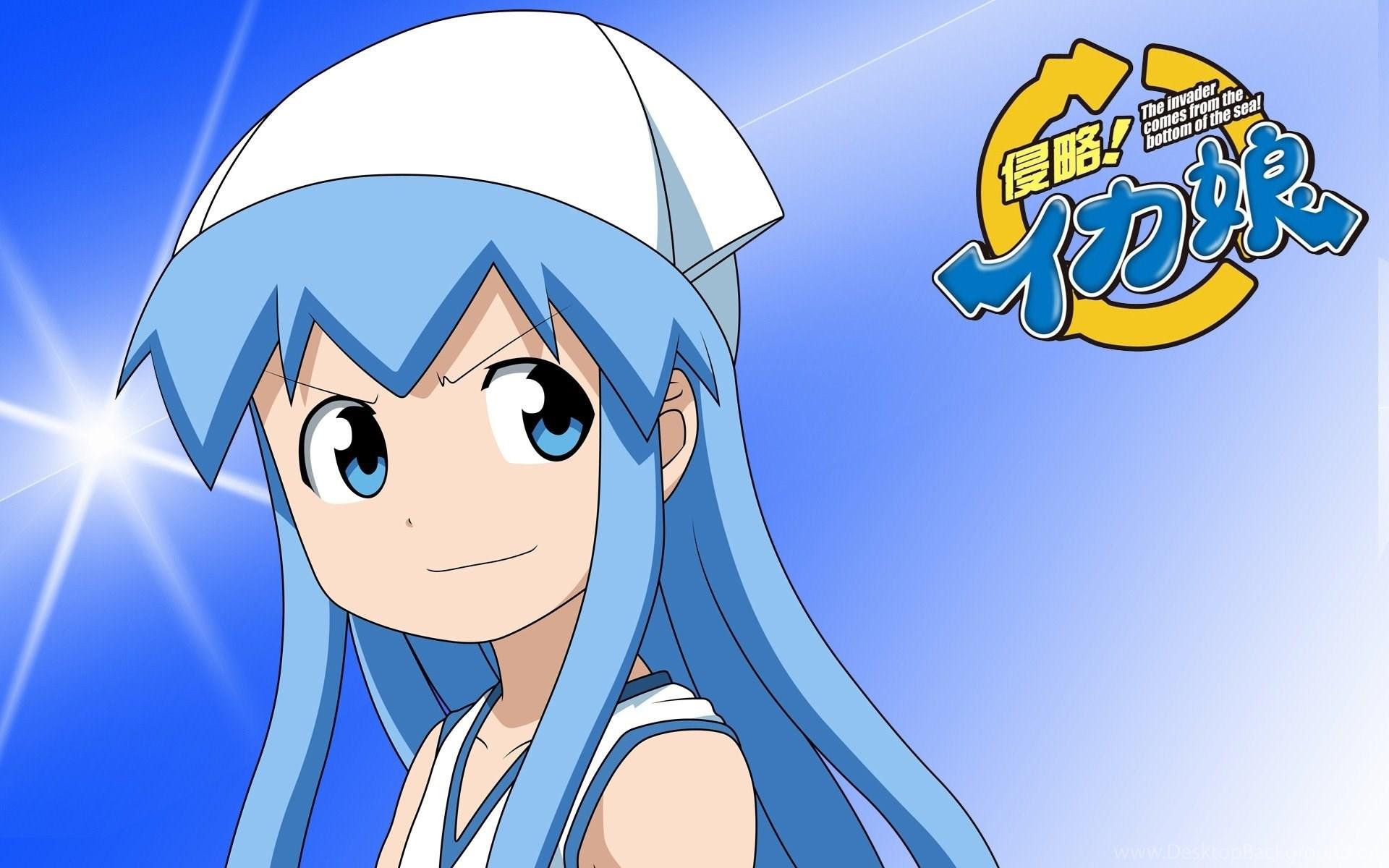 1920x1200 Squid Girl (Shinryaku! Ika Musume) Wallpaper Anime Desu Desktop Background