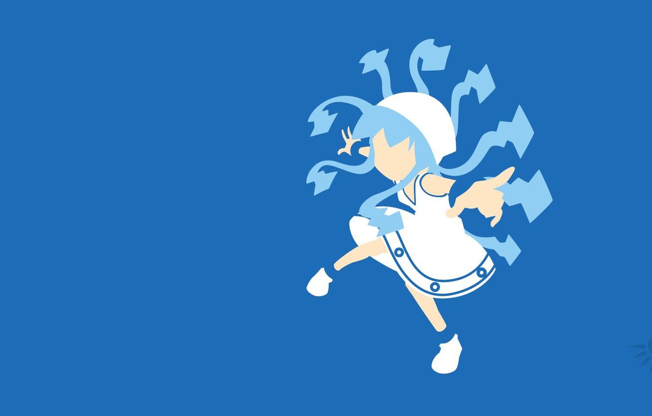 1332x850 Wallpaper minimalism, shinryaku!-ika musume, ika musume image for desktop, section прочее