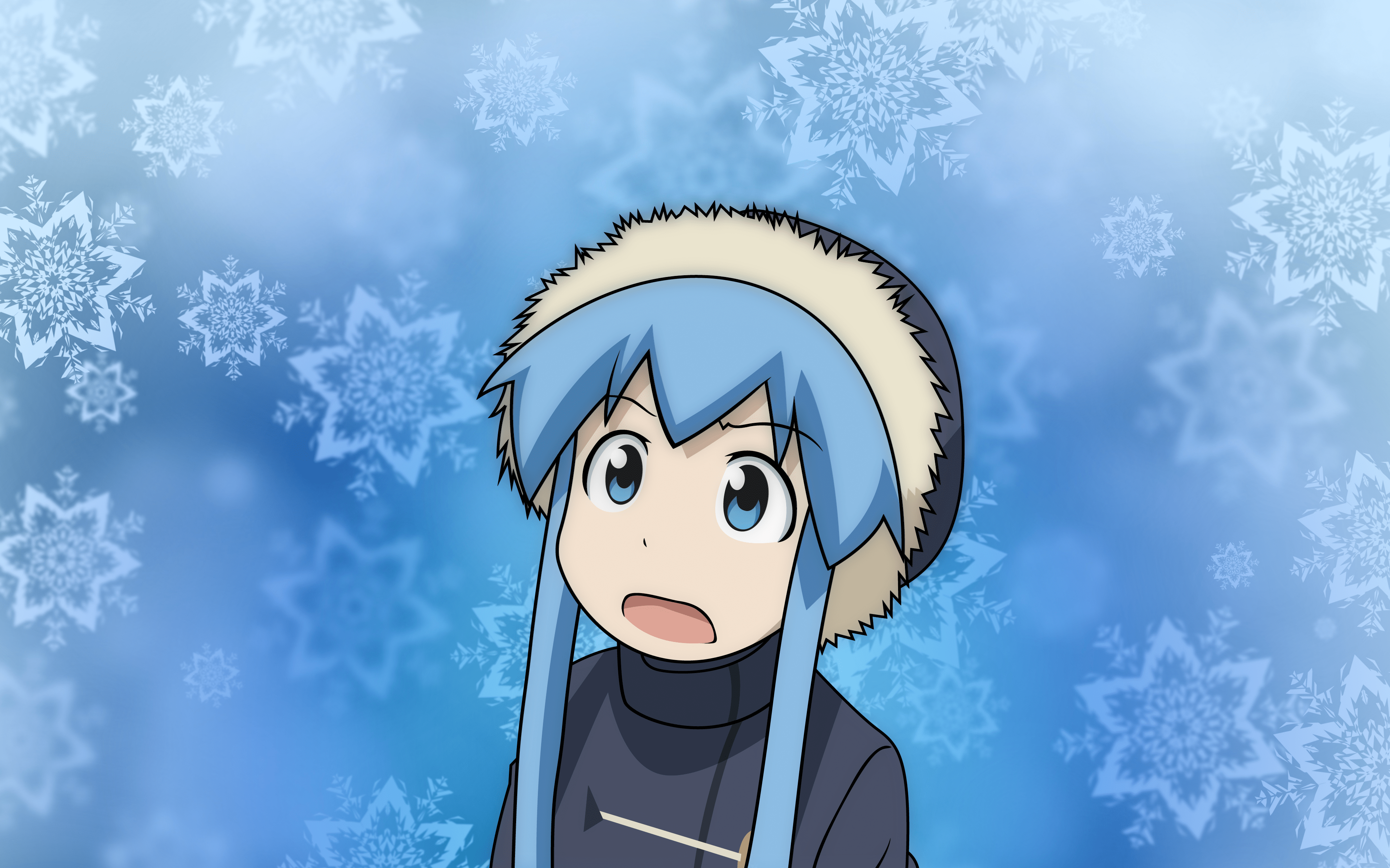 3840x2400 Squid Girl Ika Musume Wallpaper:3840x2400
