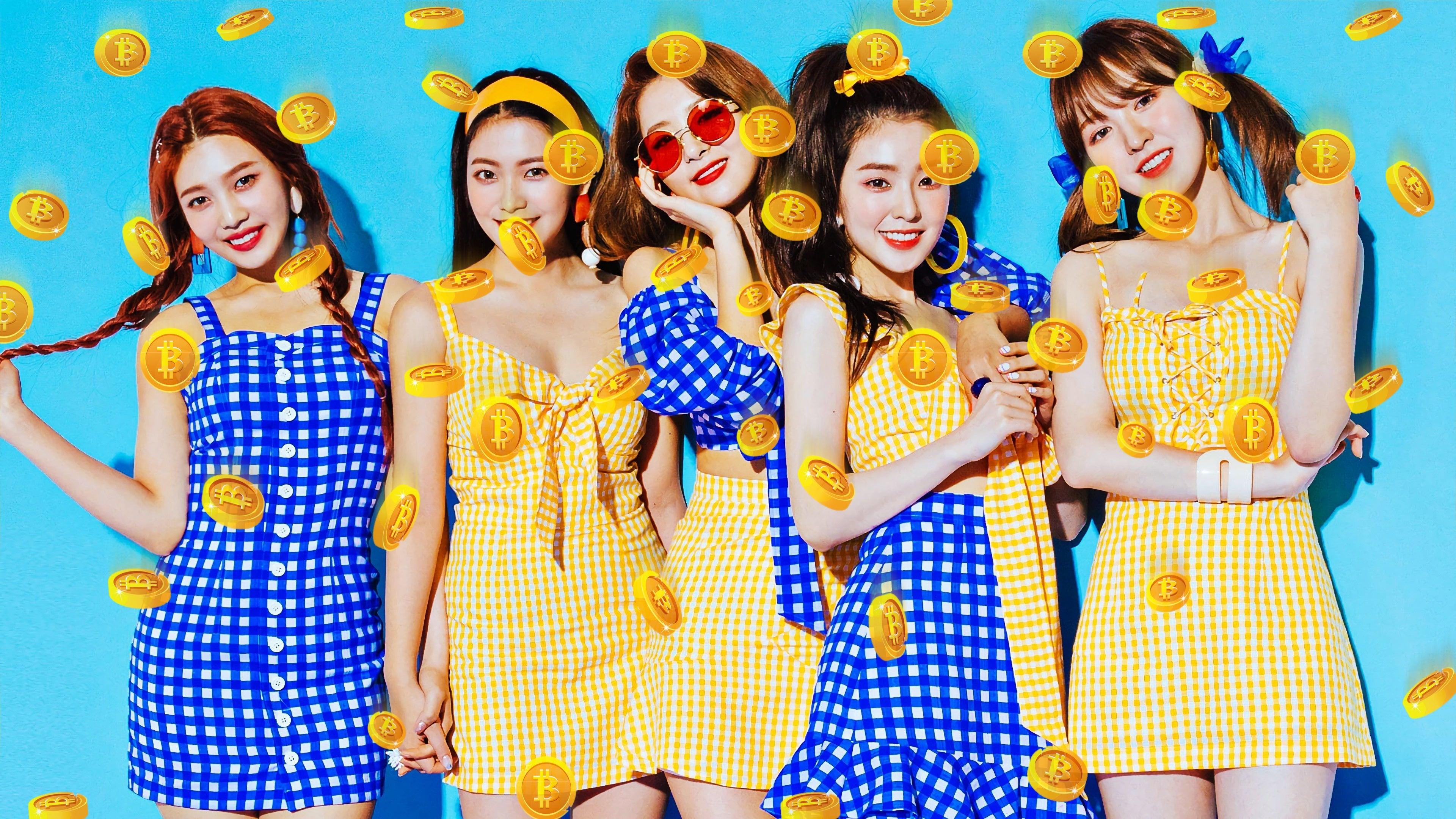 3840x2160 Bitcoins From Above Wendy Irene Seulgi Yeri Joy Red Velvet Power Up Summer Magic Z758 Wallpaper: BitcoinWallpaper