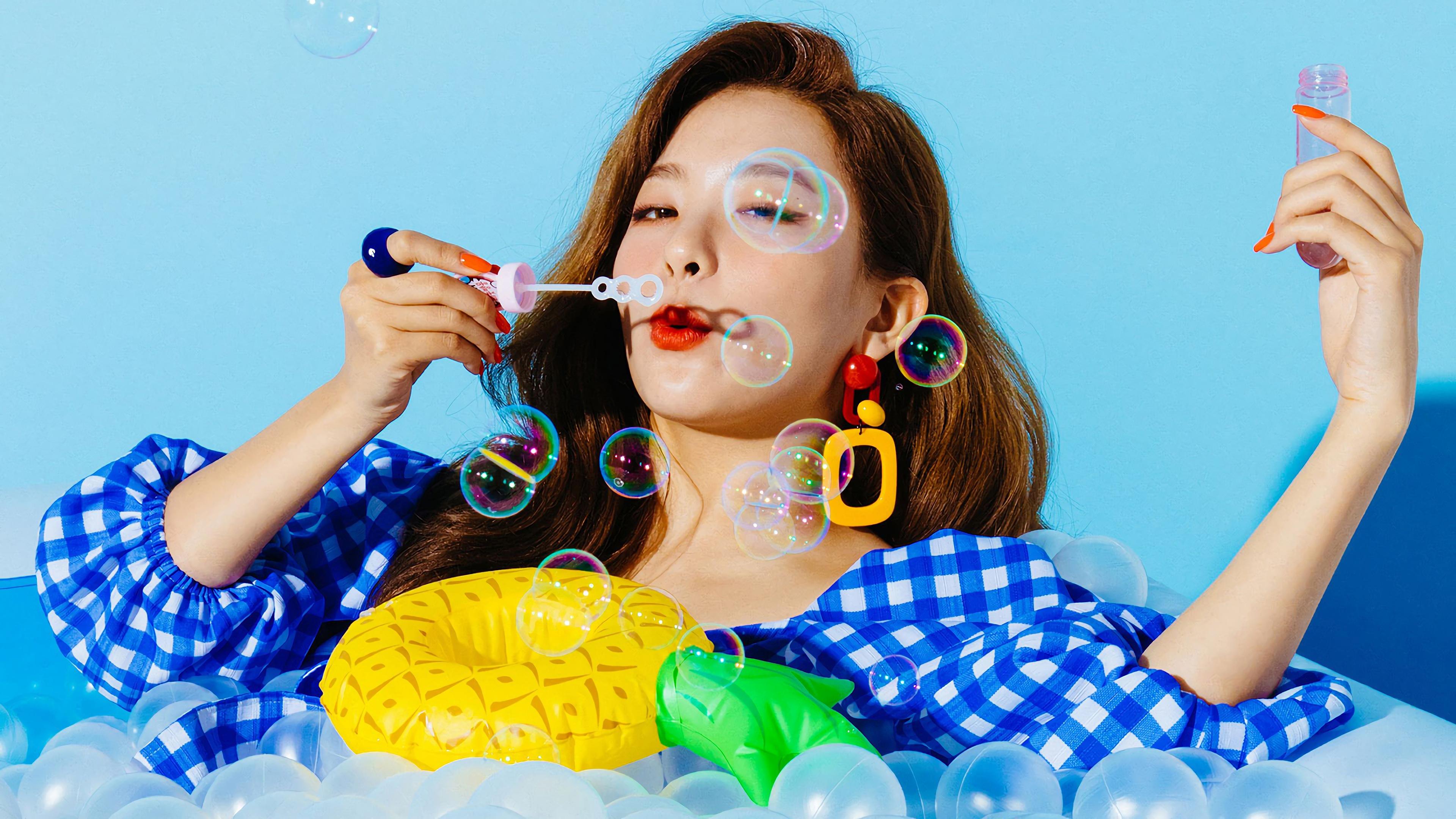 3840x2160 Seulgi Red Velvet Power Up Summer Magic 4K