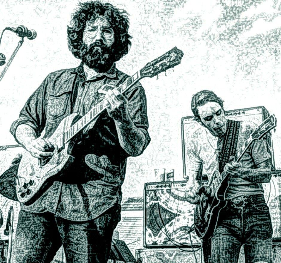 940x880 Jerry Garcia and Bob Weir. Grateful dead wallpaper, Greatful dead, Grateful dead