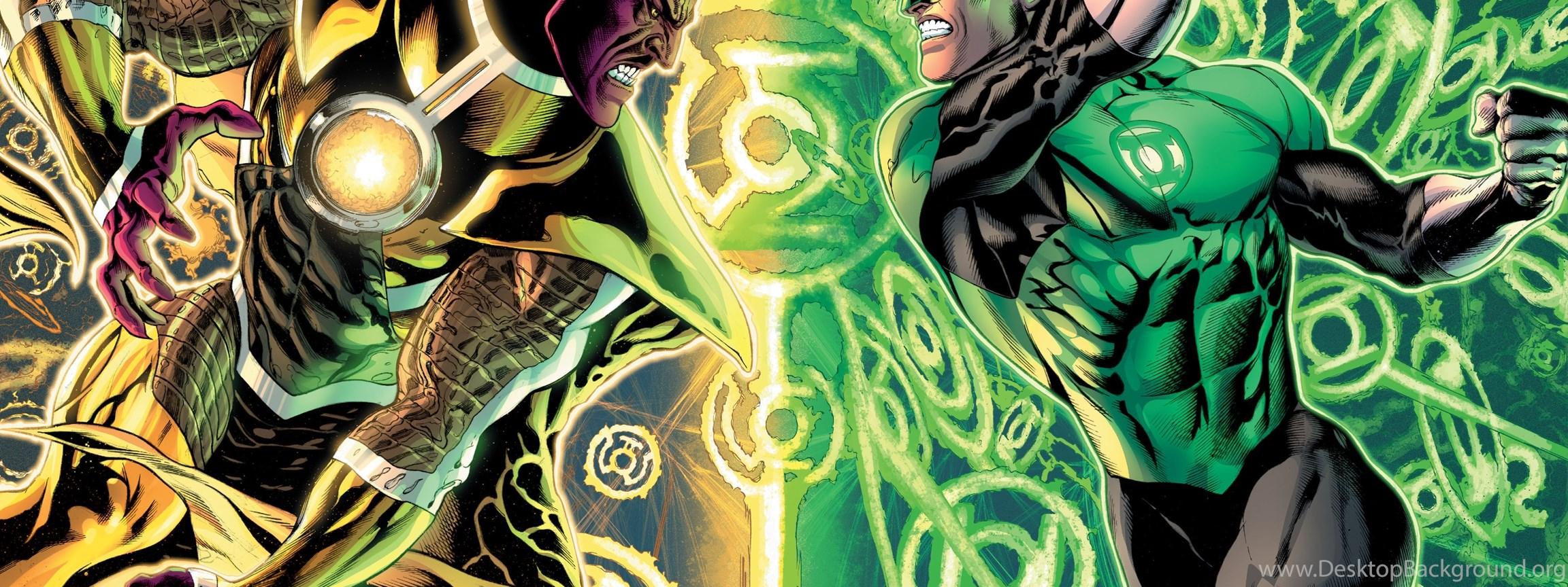 2304x864 Green Lantern Wallpaper Desktop Background