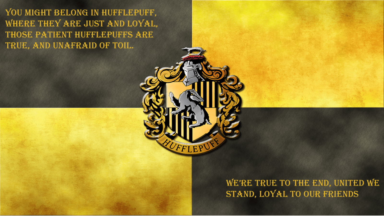 1600x900 Hufflepuff Desktop