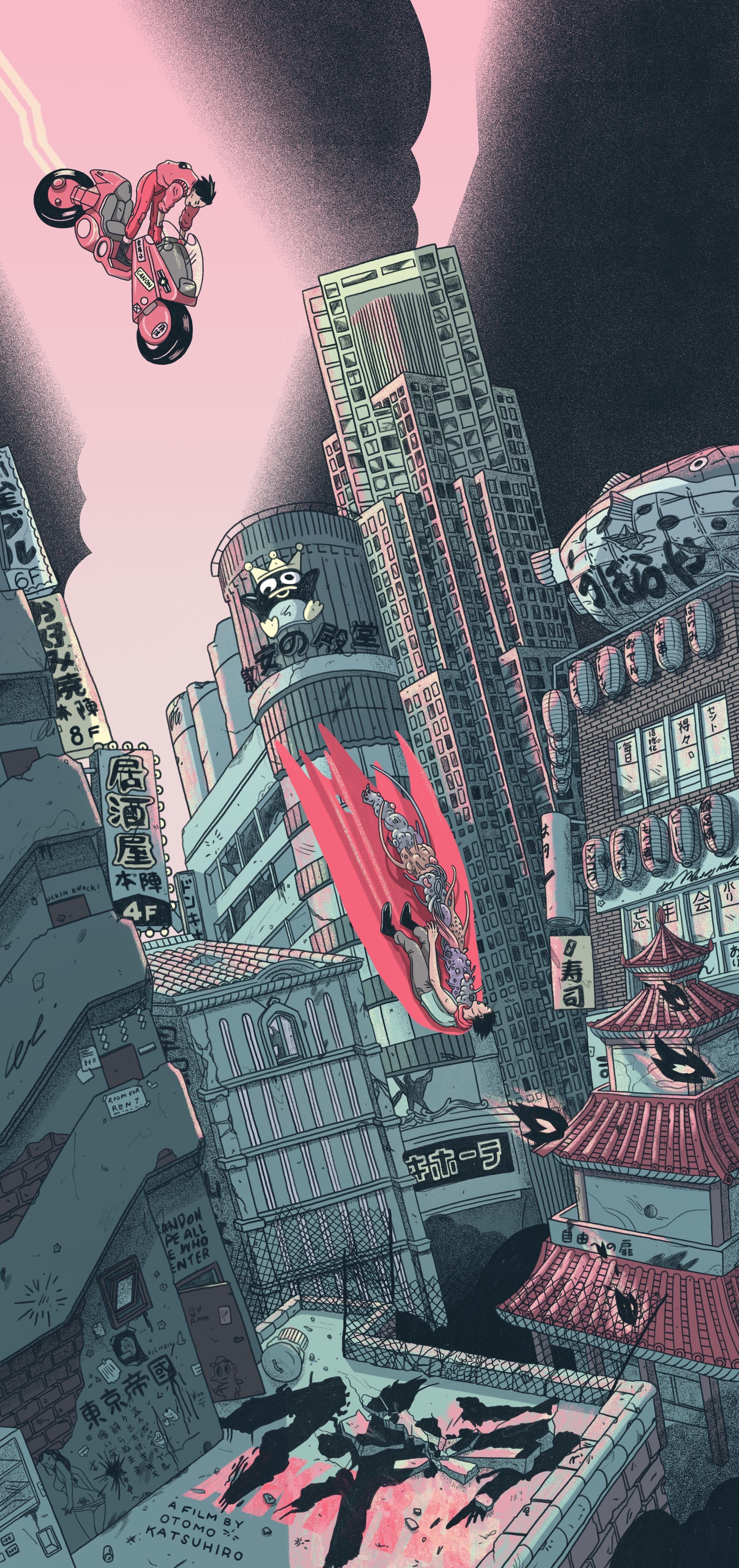 3062x6496 Neo Tokyo Akira iPhone
