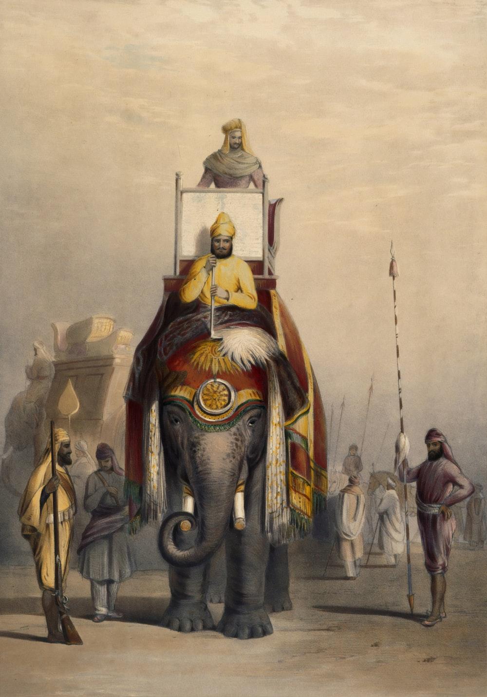 1000x1430 Elephant Painting Picture. Download Free Image