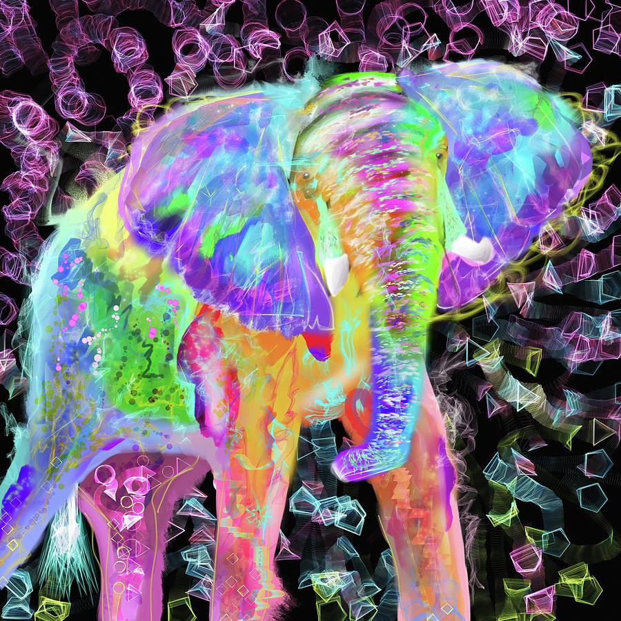 900x900 Elephant Painting