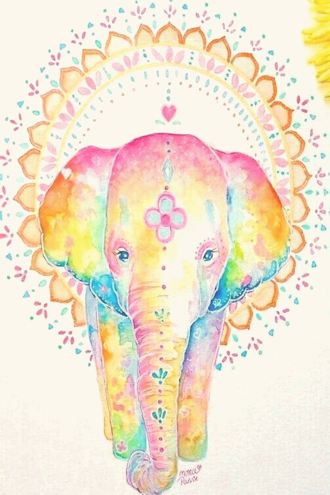 1080x1620 elephant. Elephant artwork, Elephant drawing, Elephant art