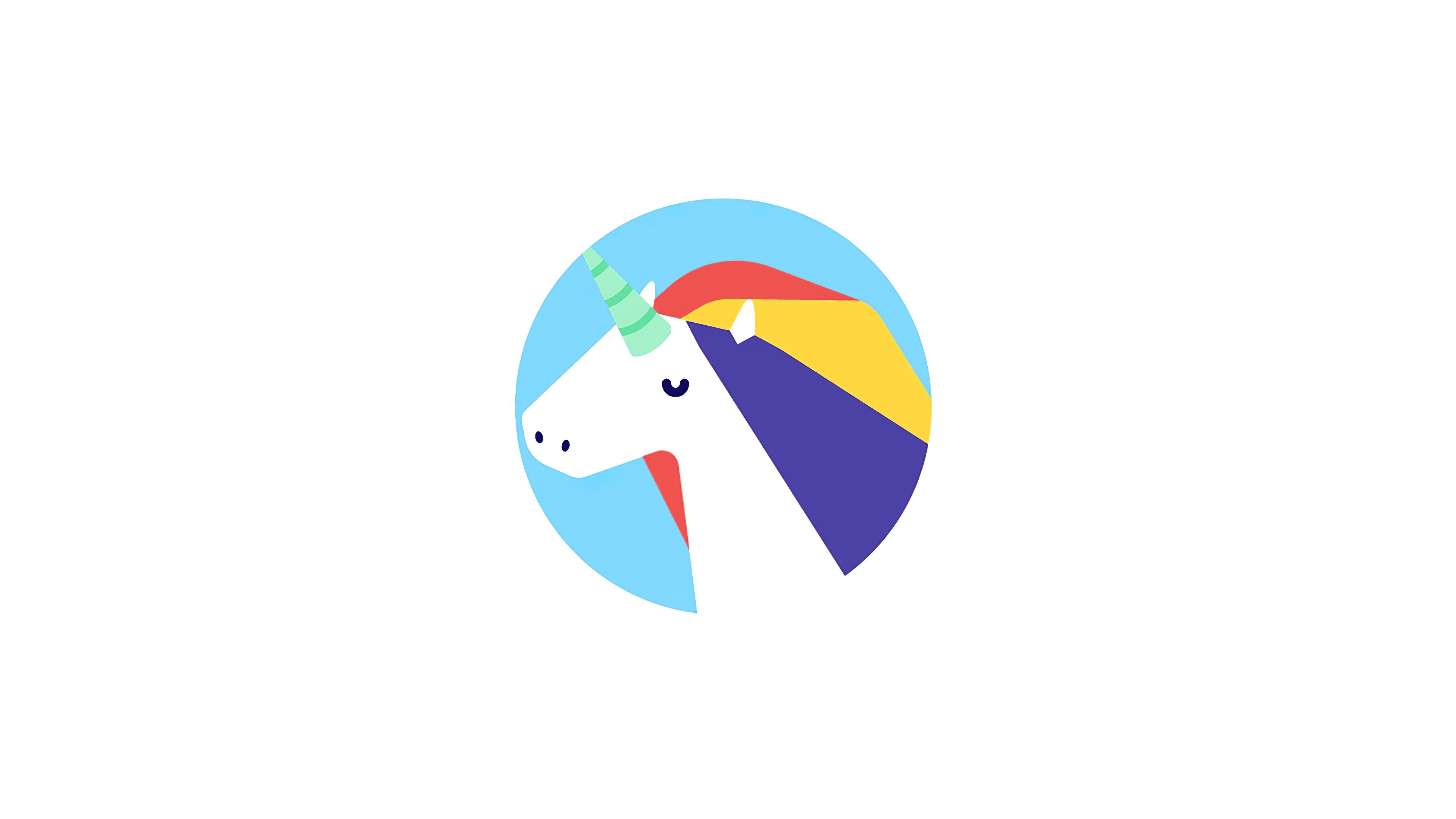3840x2160 Unicorn Minimal 4k, HD Artist, 4k Wallpaper, Image, Background, Photo and Picture