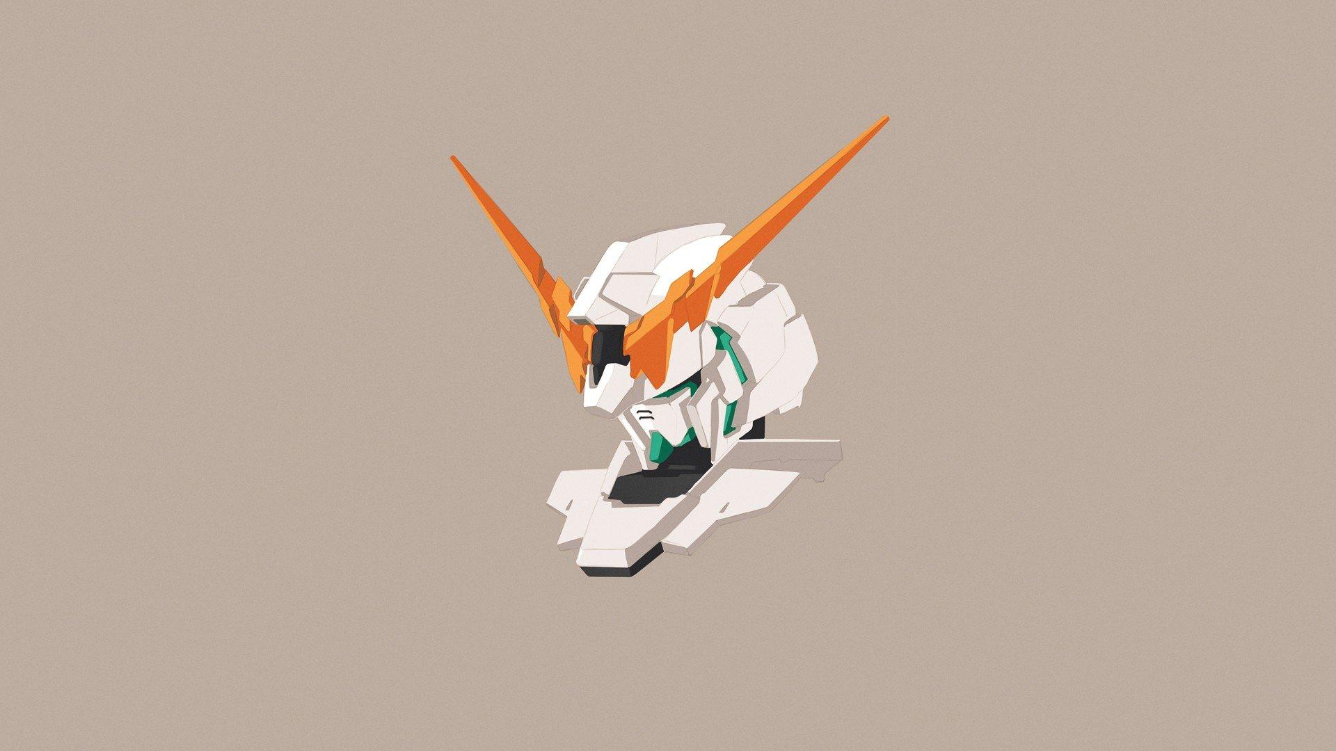 1920x1080 RX 0 Unicorn Gundam, Simple, Mobile Suit Gundam, Mobile Suit Gundam Unicorn Wallpaper HD / Desktop and Mobile Background