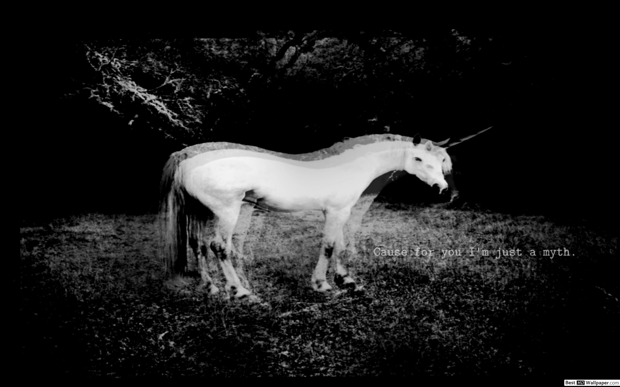 2560x1600 Dark unicorn HD wallpaper download