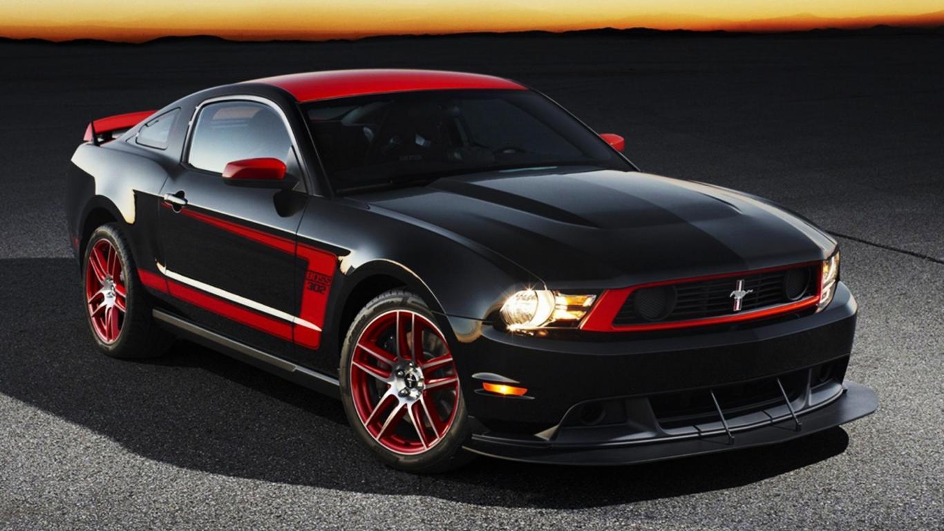 1366x768 Cool Black Car Wallpaper 9 HD Wallpaper Boss 302 Laguna Seca