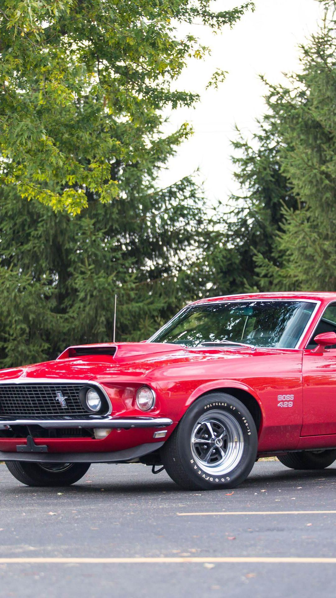 1080x1920 Download Red, 1969 Ford Mustang Boss 429 wallpaper, 1080x Samsung Galaxy S S Note, Sony Xperia Z, Z Z Z HTC One, Lenovo Vibe, Google Pixel OnePlus Honor Xiaomi