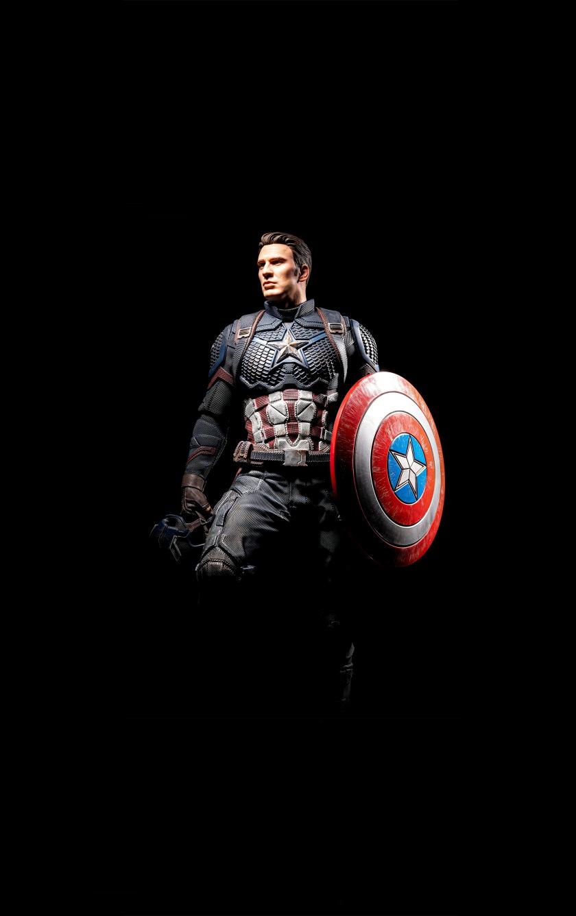 840x1336 Download 840x1336 wallpaper captain america, toy art, dark, iphone iphone 5s, iphone 5c, ipod touch, 840x1336 HD image, background, 25451