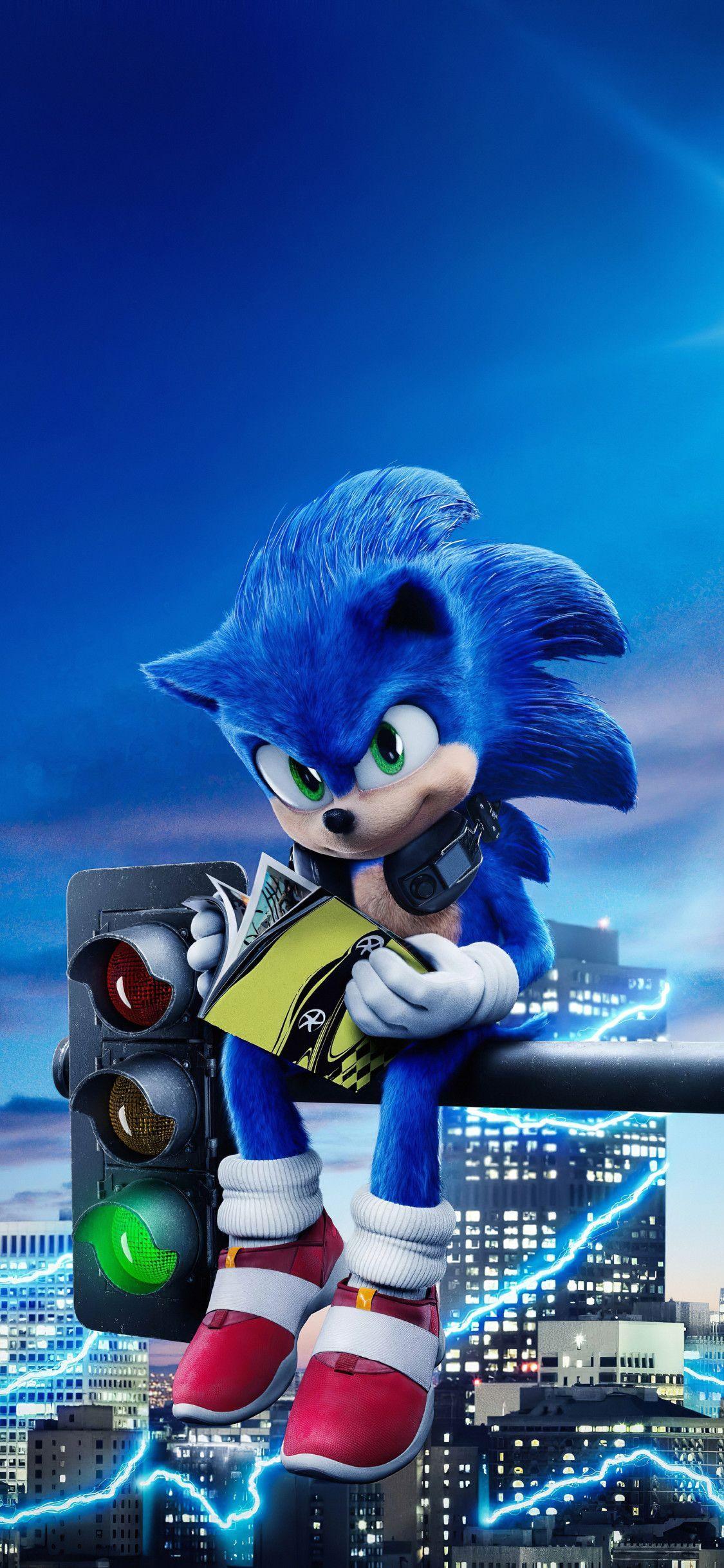 1125x2436 Movie Sonic iPhone HD Wallpaper