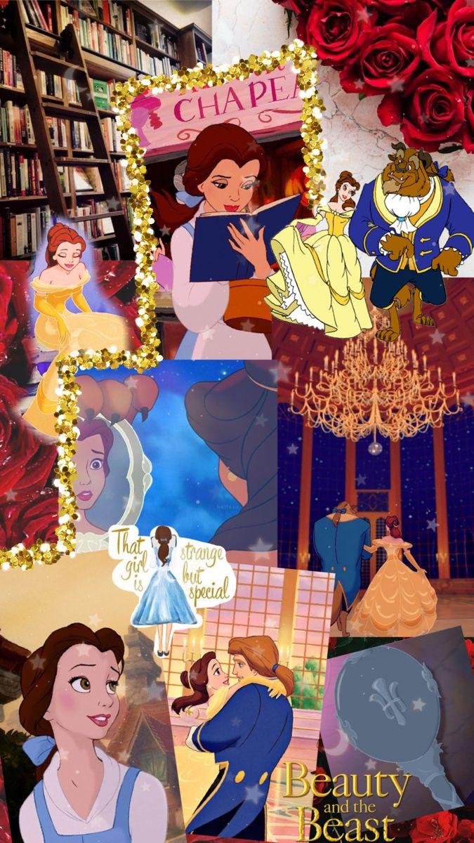 675x1200 Belle beauty and the beast aesthetic wallpaper. Disney princess background, Disney wallpaper, Disney aesthetic