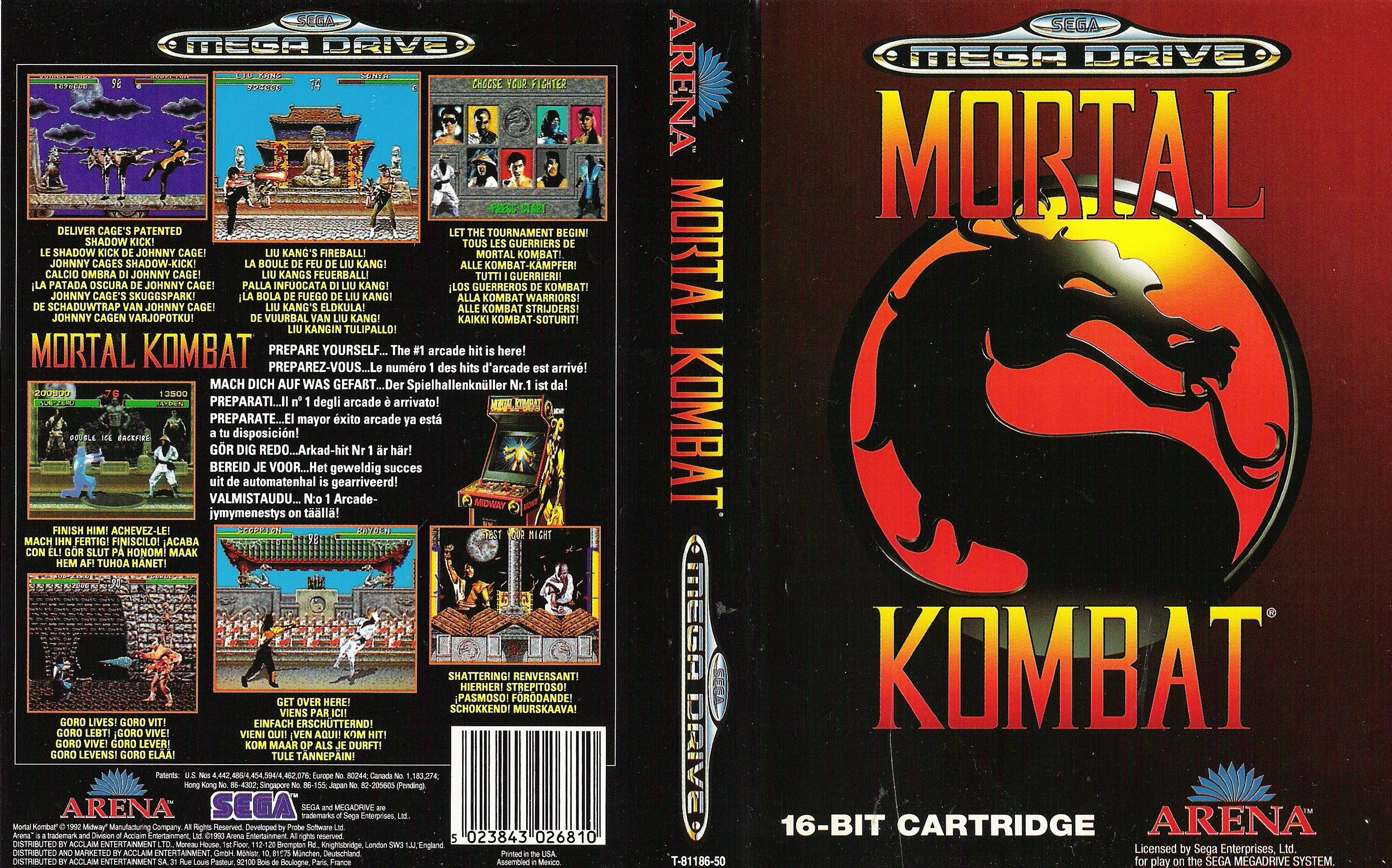 3366x2100 Mortal Kombat. Genesis Covers. Cover Century. Over 500.000 Album Art covers for free