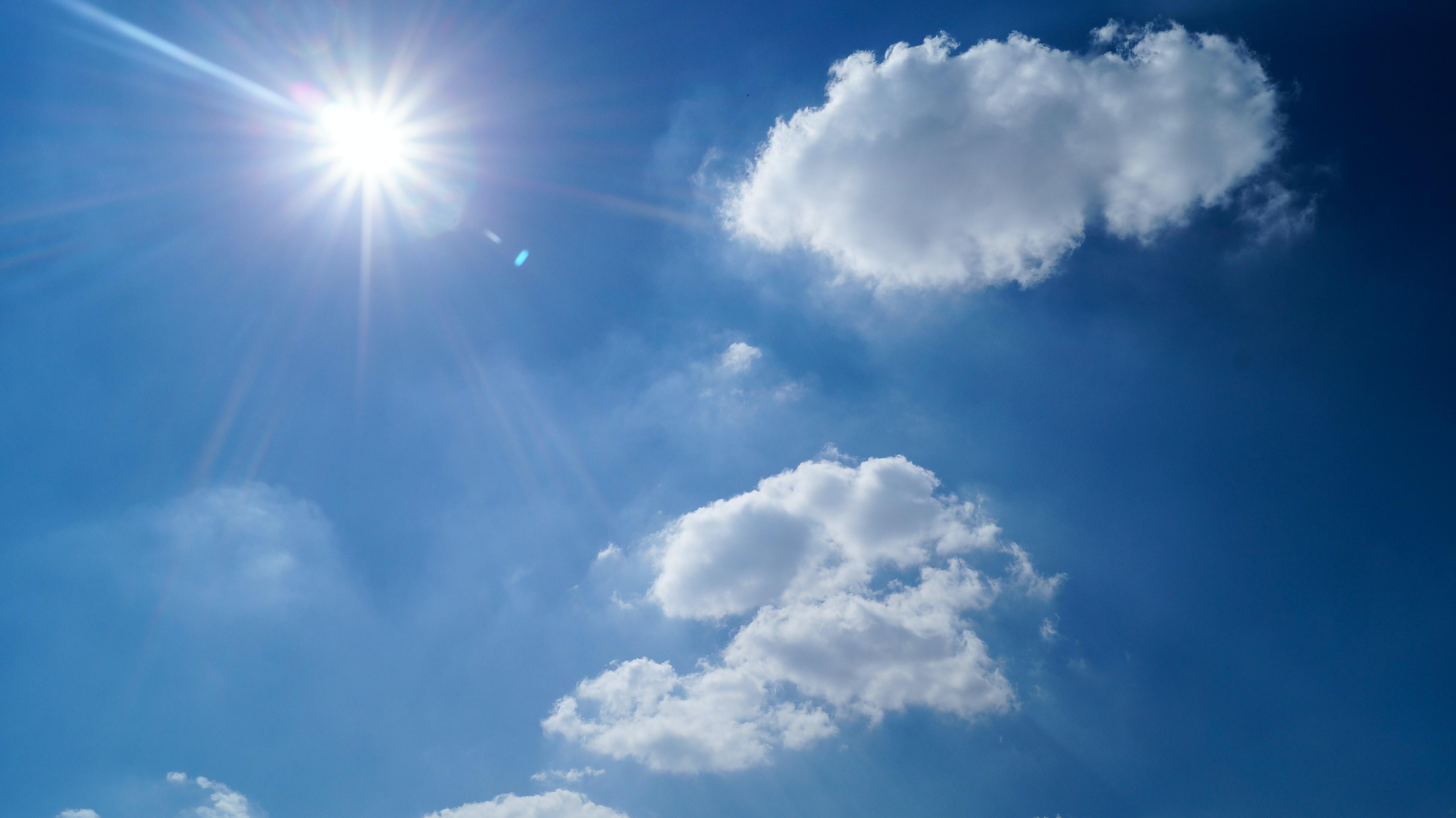 4912x2760 White Clouds on Sky · Free