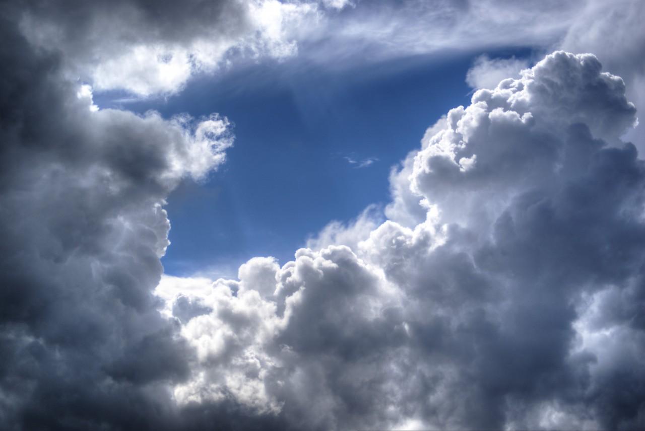 1280x856 clouds in sunny sky 3D Models. Free