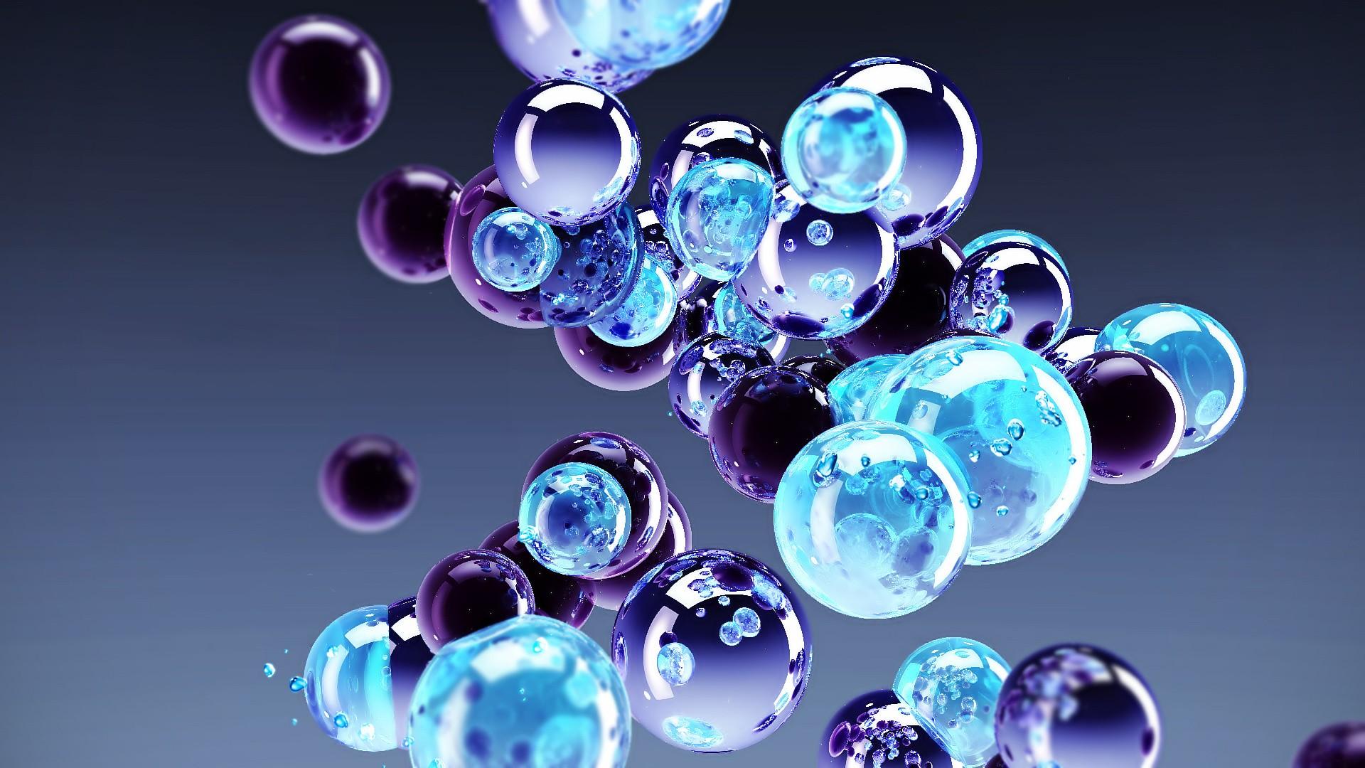 1920x1080 Download wallpaper with pattern Glass Marbles with tags: MacBook Air