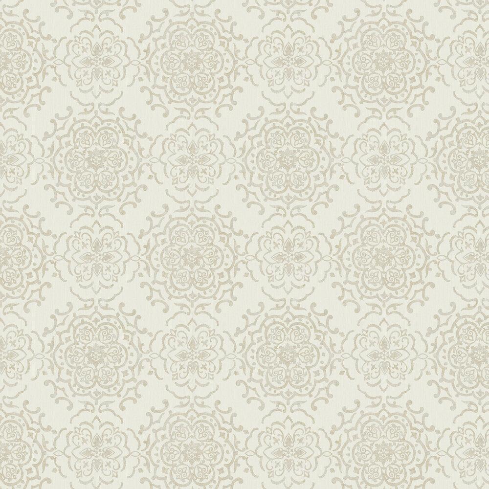 1000x1000 String Medallion by Albany / Gold : Wallpaper Direct