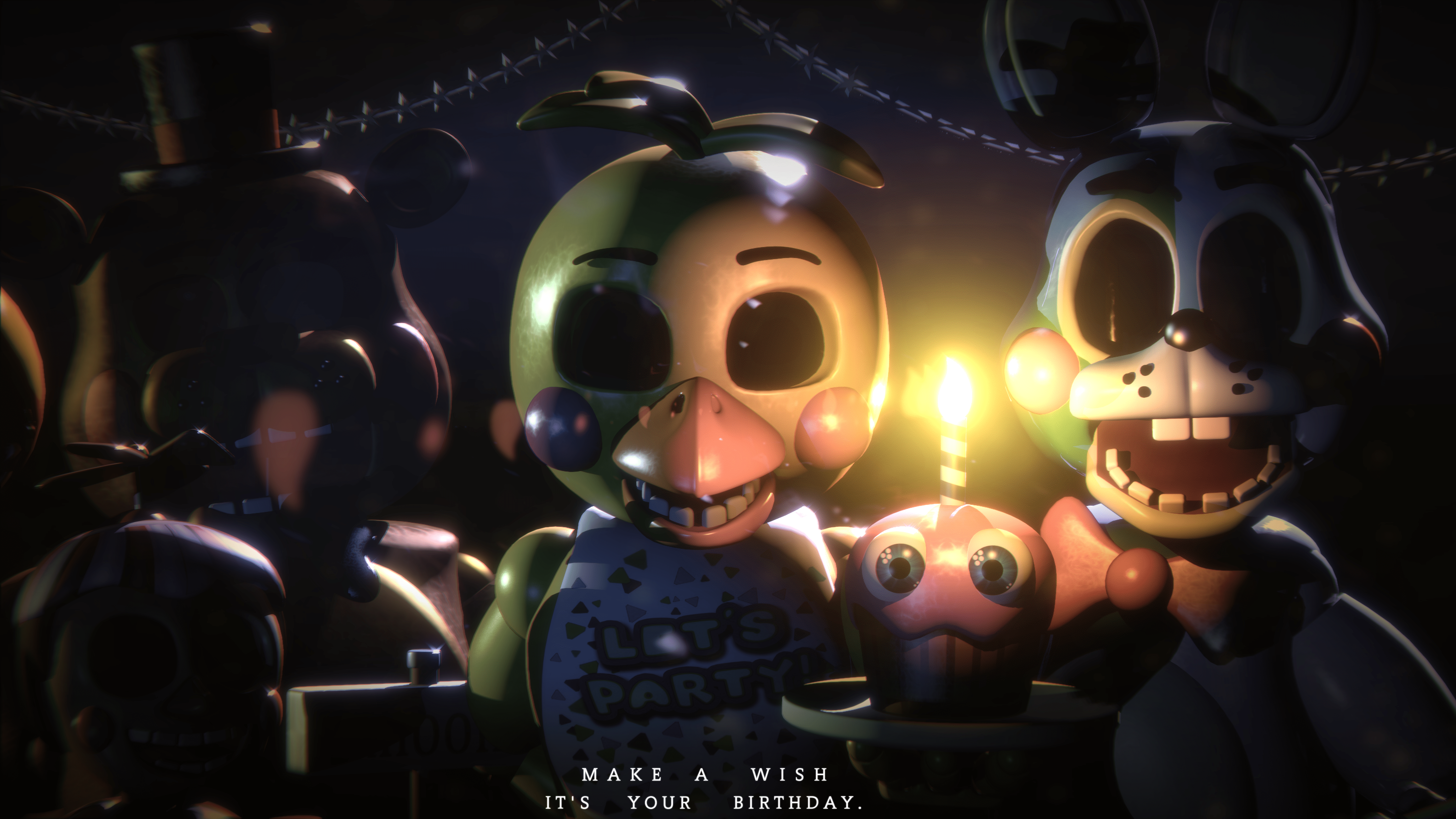 5760x3240 Toy Freddy (Five Nights at Freddy's) 4k Ultra HD Wallpaper