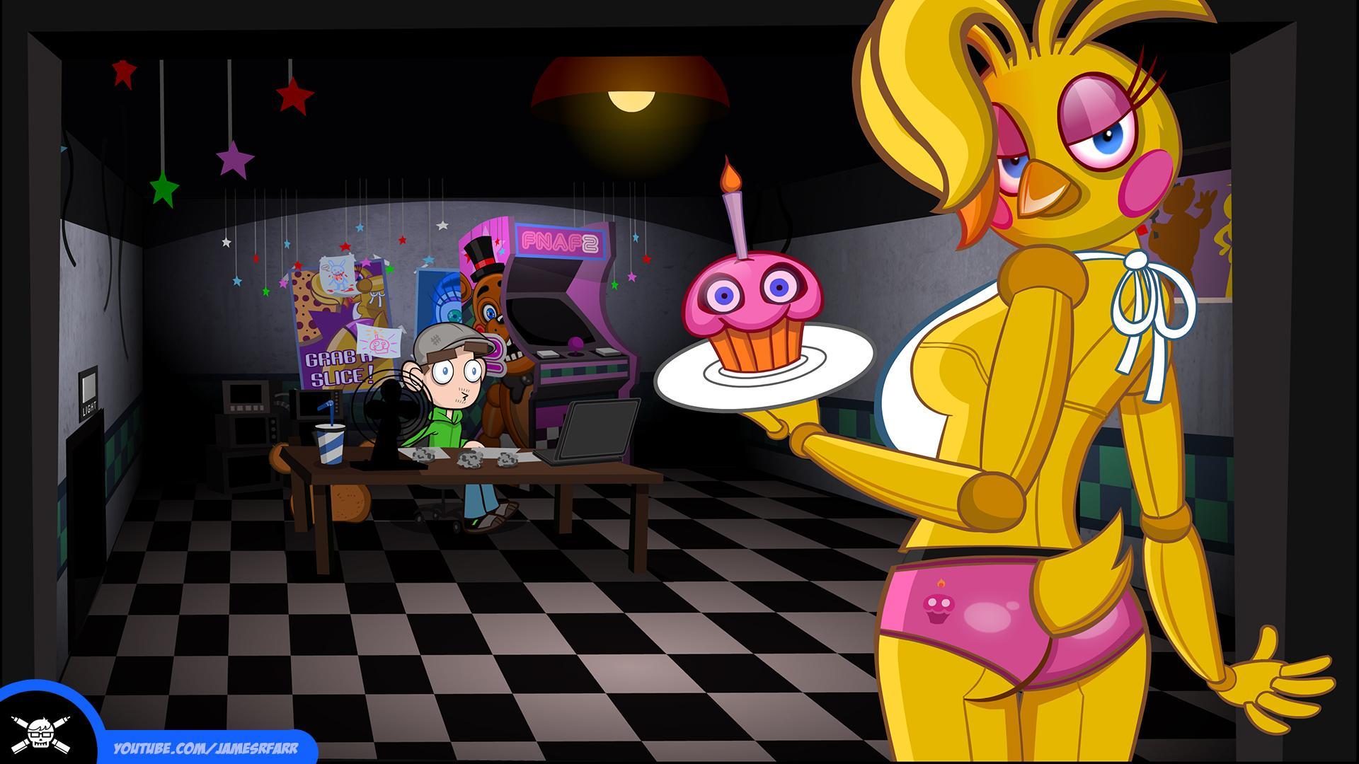 1920x1080 James Farr ✒ Chica will see you now. #jacksepticeye #FiveNightsAtFreddys #wallpaper #sorryworld