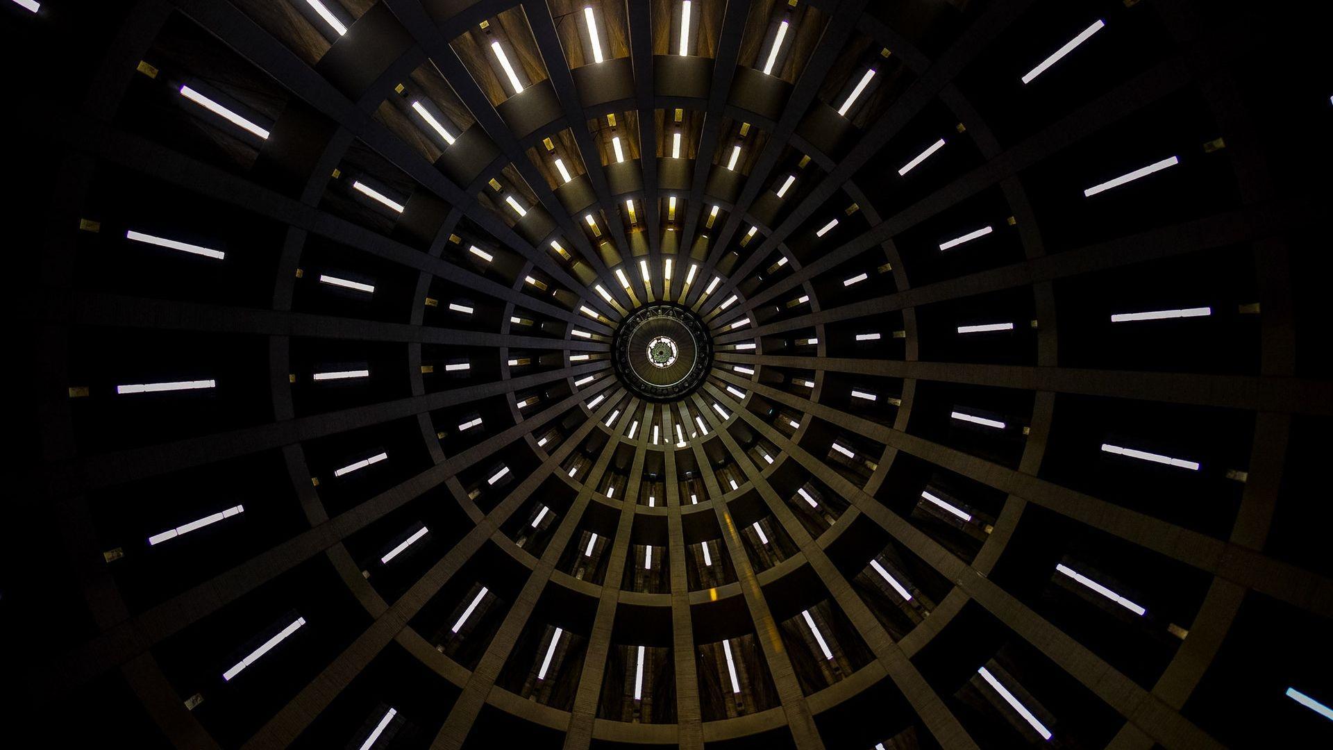1920x1080 Futuristic Architecture Design Wallpaper