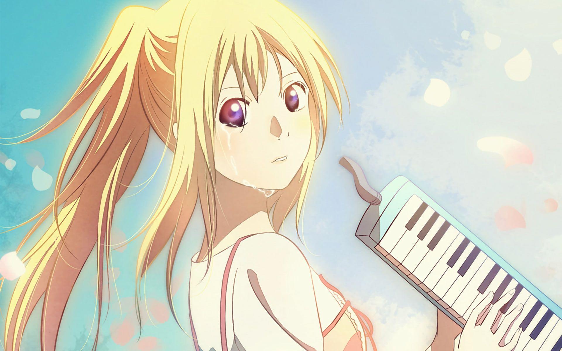 1920x1200 Anime Your Lie in April Kaori Miyazono P #wallpaper #hdwallpaper #desktop. Your lie in april, Anime, Music poster