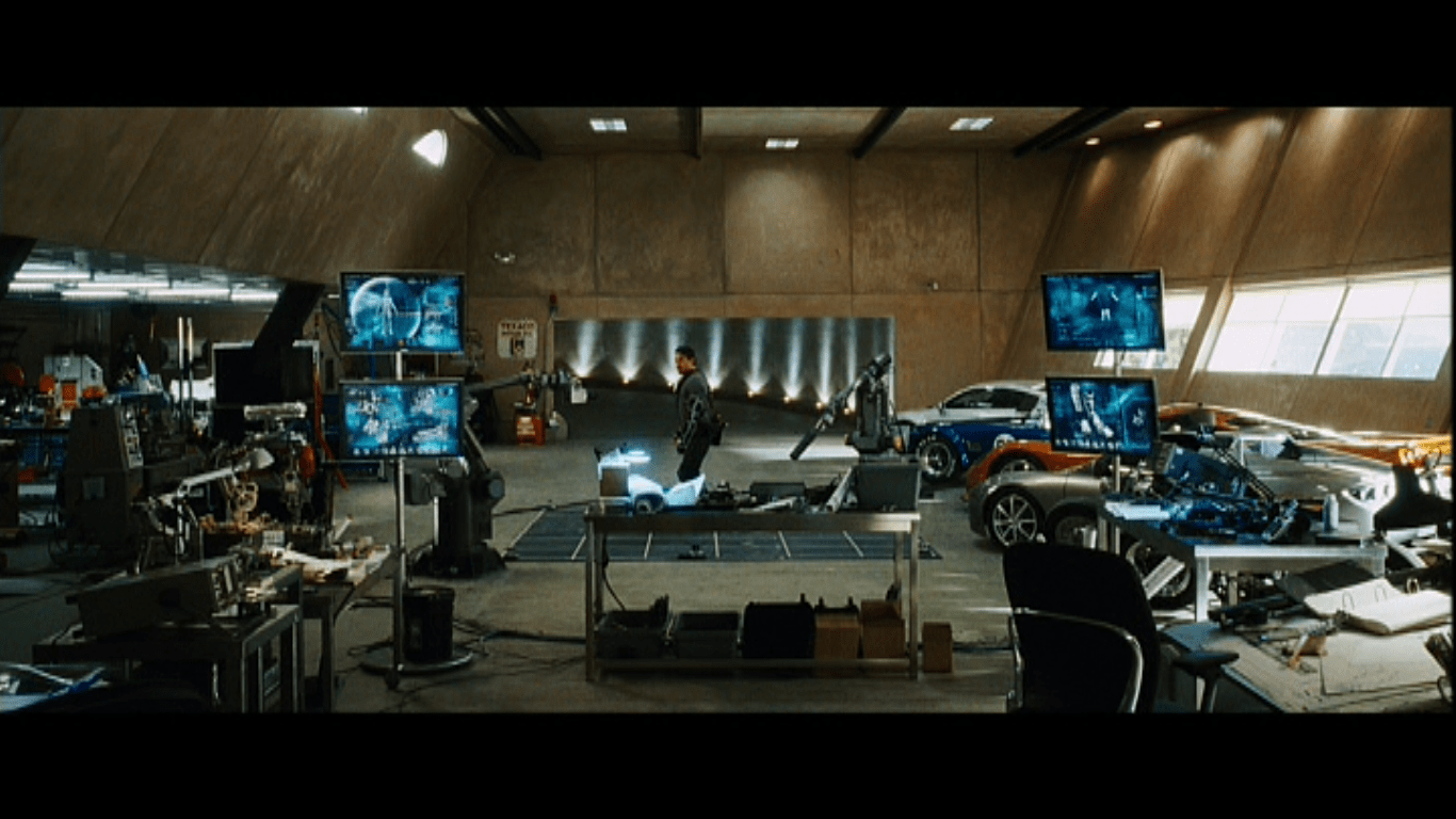 1366x768 iron man house interior man house, Tony stark house, Garage design