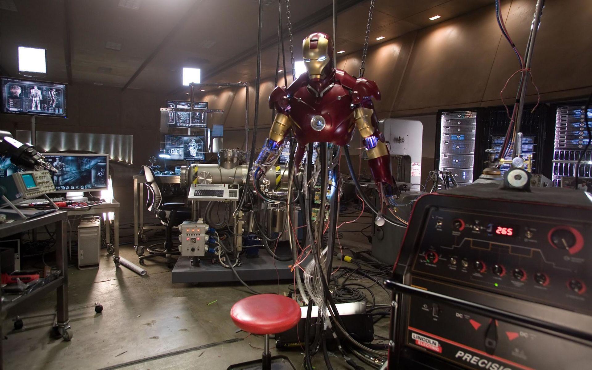 1920x1200 Movie Iron Man Tony Stark Wallpaper. Iron man HD wallpaper, Tony stark house, Iron man