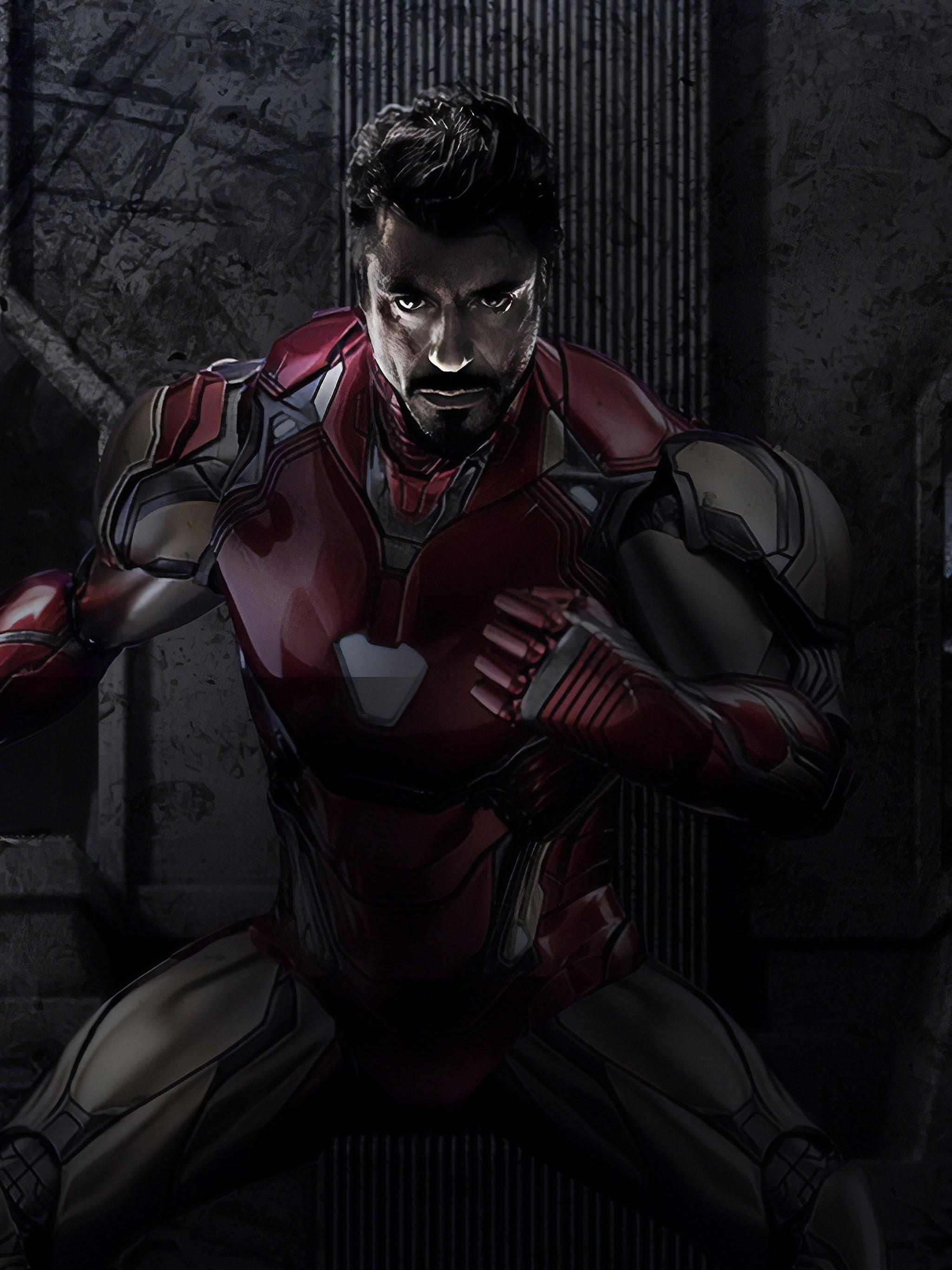 2048x2732 Iron Man, Tony Stark, Avengers Endgame, 4k, HD Wallpaper