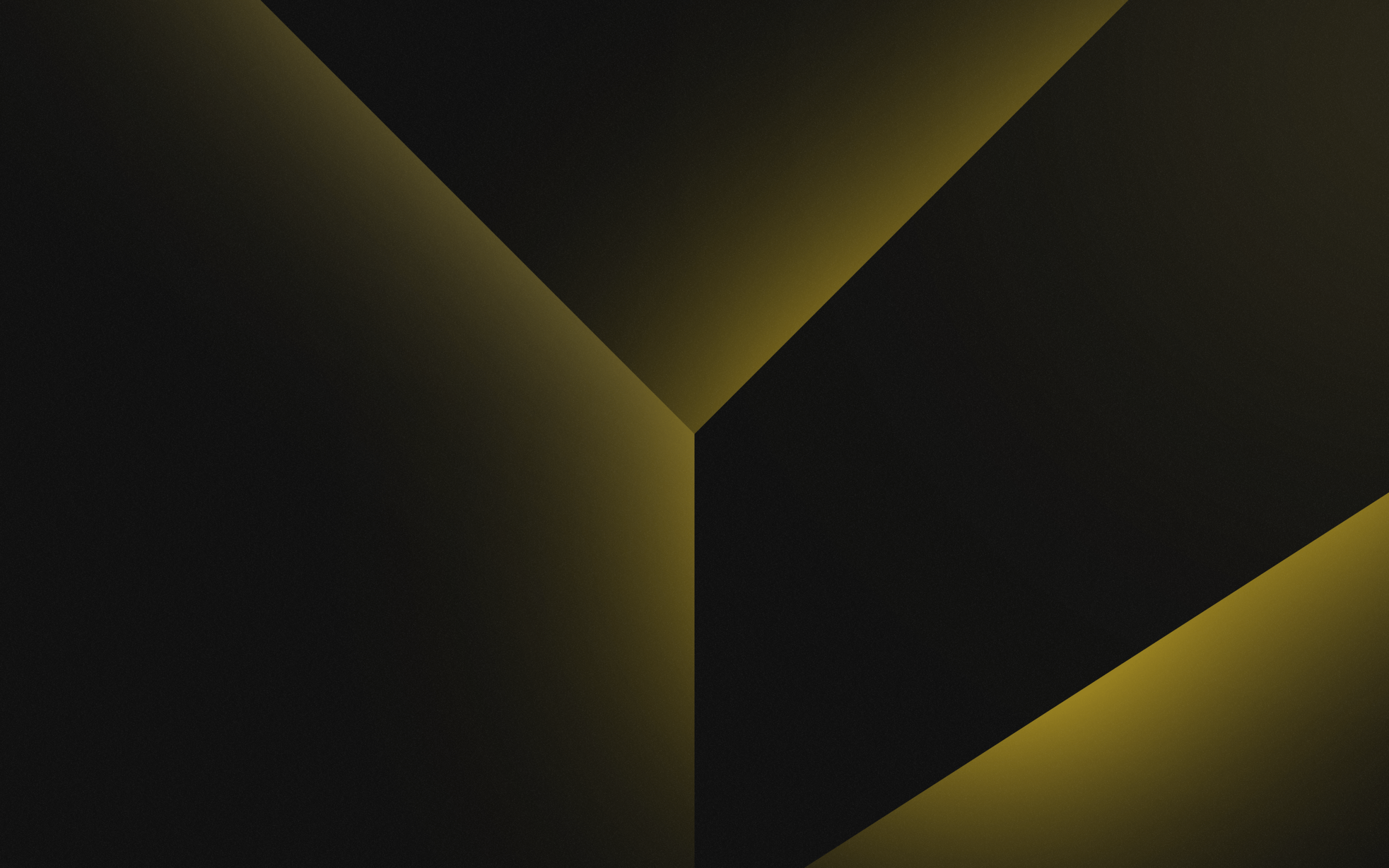 2880x1800 Black And Yellow Shade Background HD Wallpaper