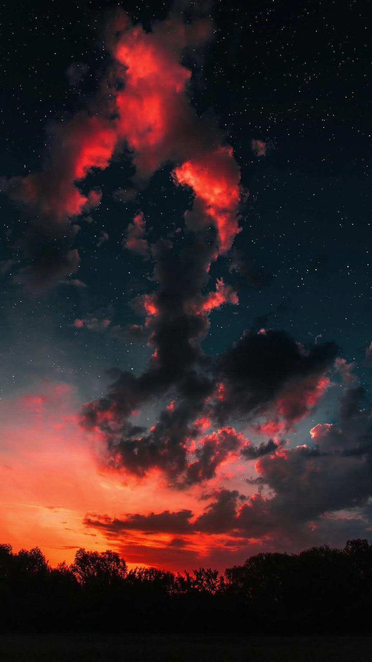 736x1308 iPhone Wallpaper Clouds Space Stars iPhone Wallpaper #iphonewallpaper #iphonewallpaper4k. Sunset wallpaper, Sunset iphone wallpaper, Landscape wallpaper