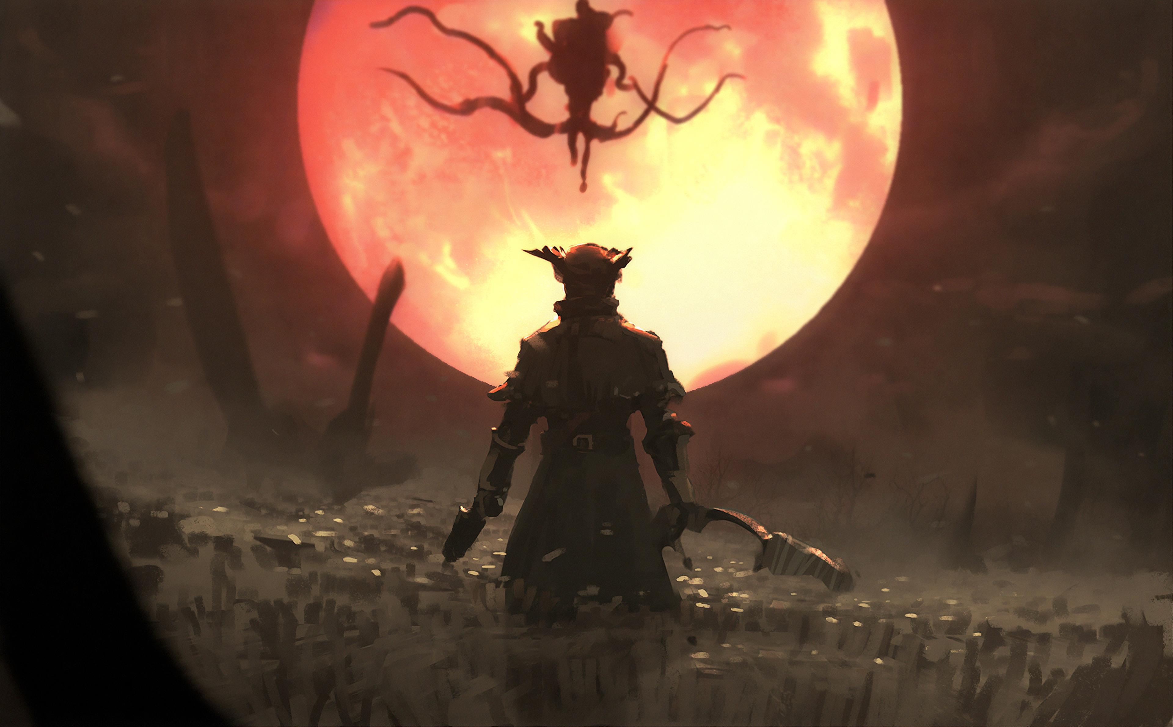 Bloodborne Hunter Wallpapers Top Free Bloodborne Hunter Backgrounds   7206062 