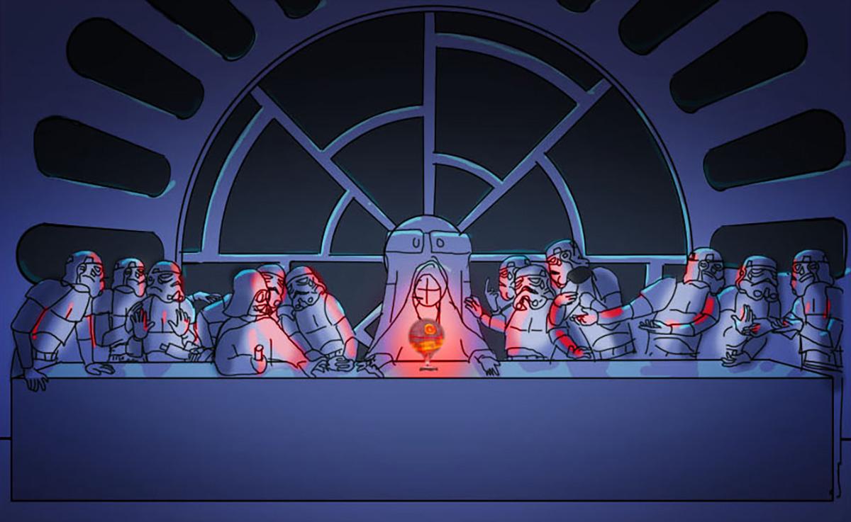 1200x737 Photographer Steve Brown Recreates 'The Last Supper' Using Star Wars Characters
